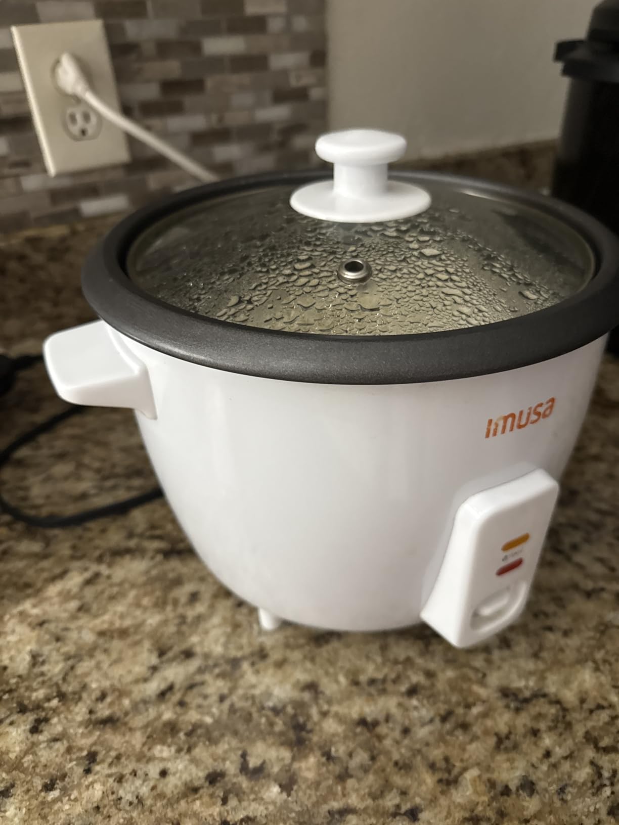 AROMA® Rice Cooker, 3-Cup (Uncooked) / 6-Cup (Cooked), Small Rice Cooker, Oatmeal Cooker, Soup Maker, Auto Keep Warm, 1.5 Qt, White, ARC-363NG - Customer Photo 2