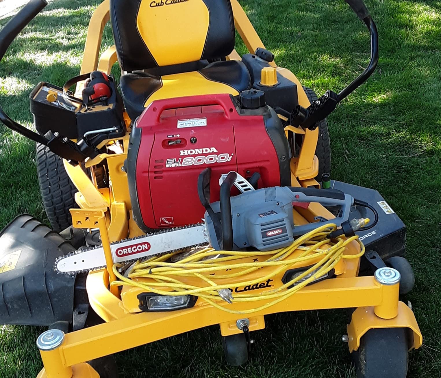 Oregon 15 Amp Powerful Self-Sharpening Corded Electric Chainsaw with 18-Inch Guide Bar, Low Kickback 15 Amp Chainsaw, with Integrated Powersharp Chain - Customer Photo 1