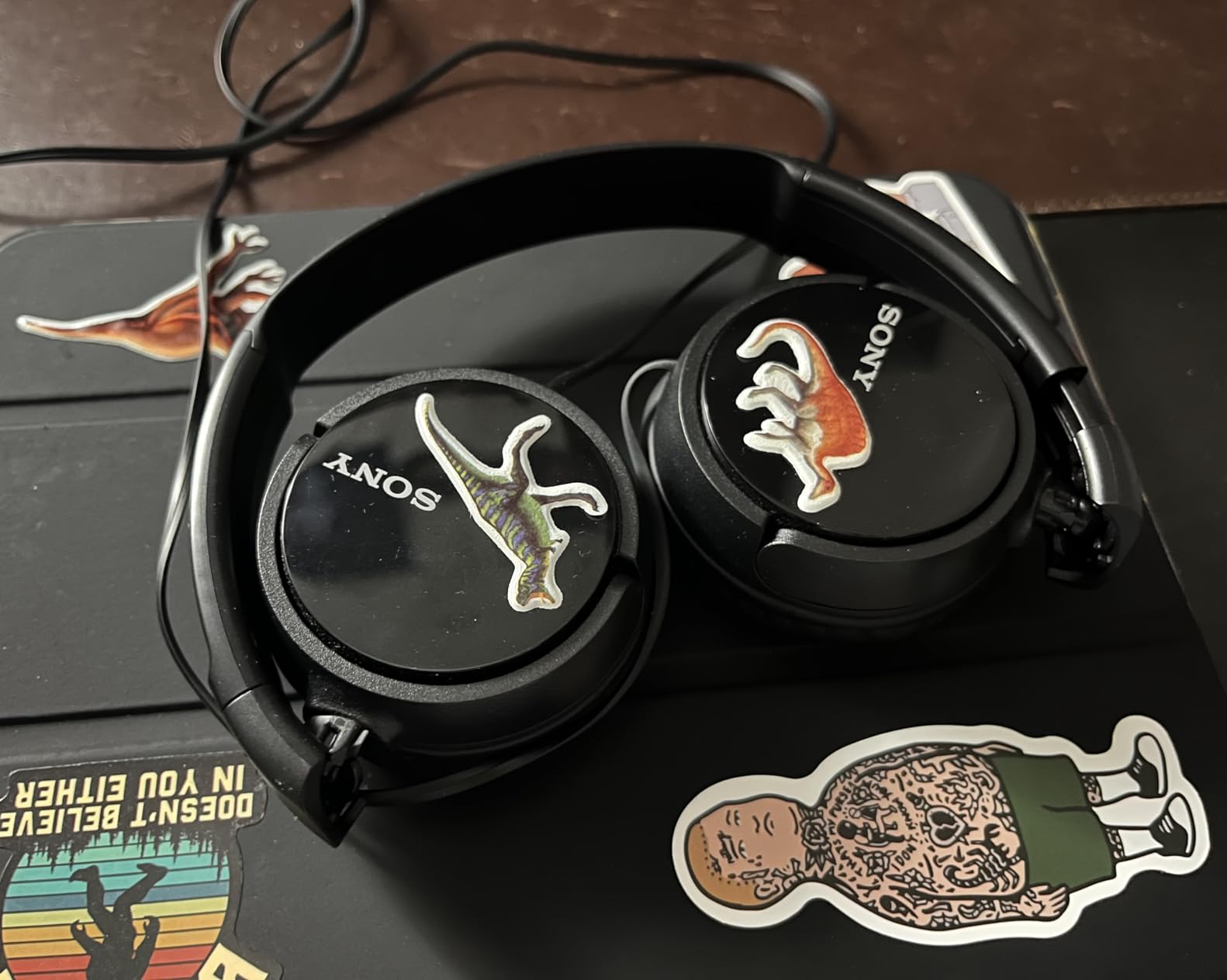 Sony ZX Series Wired On-Ear Headphones with Mic, Black MDR-ZX110AP - Customer Photo 1