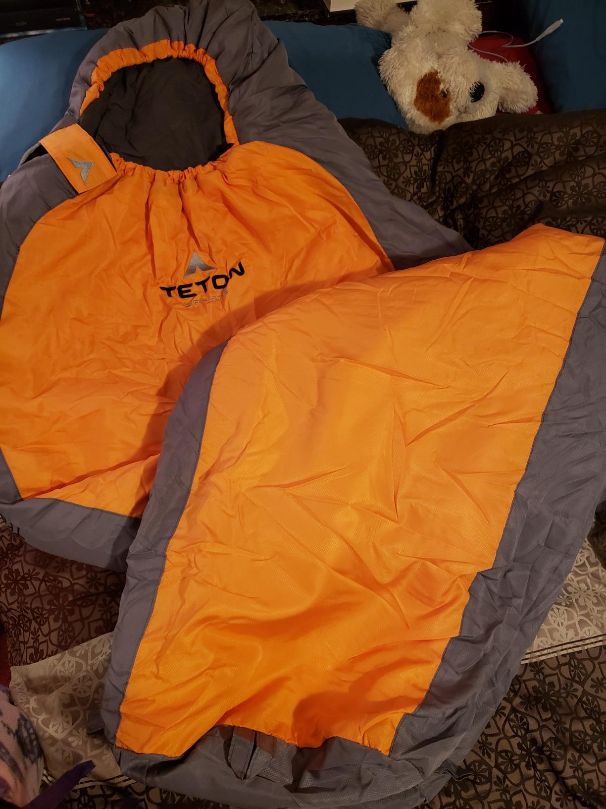 Teton 20F and 5F Degree Sleeping Bag; Lightweight, Warm Weather Mummy Sleeping Bags for Adults and Kids, Camping, Backpacking, Hiking - Customer Photo 1