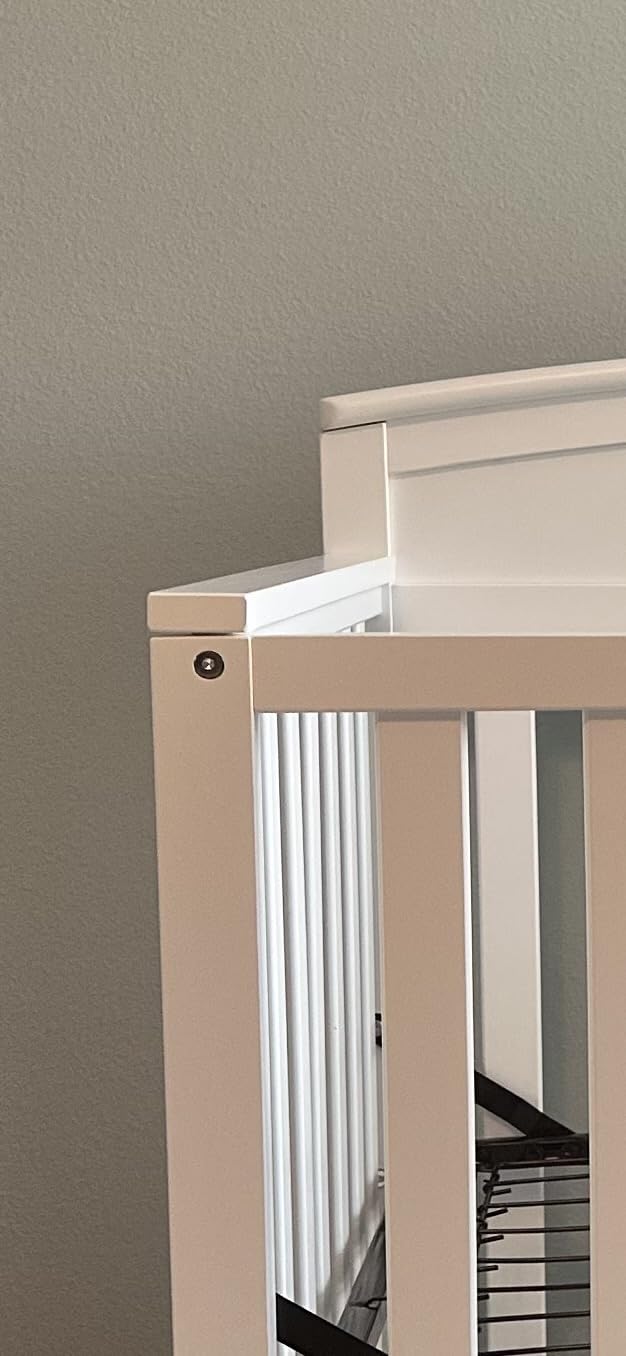 Graco Benton 5-in-1 Convertible Crib (Pebble Gray) – GREENGUARD Gold Certified, Converts from Baby Crib to Toddler Bed, Daybed and Full-Size Bed, Fits Standard Full-Size Crib Mattress - Customer Photo 1