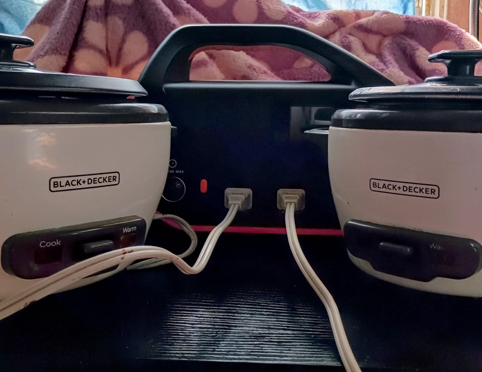 BLACK+DECKER 16-Cup Rice Cooker, 8-Cup Uncooked Rice, Steaming Basket, Removable Non-Stick Bowl, One Touch, Keep Warm - Customer Photo 2