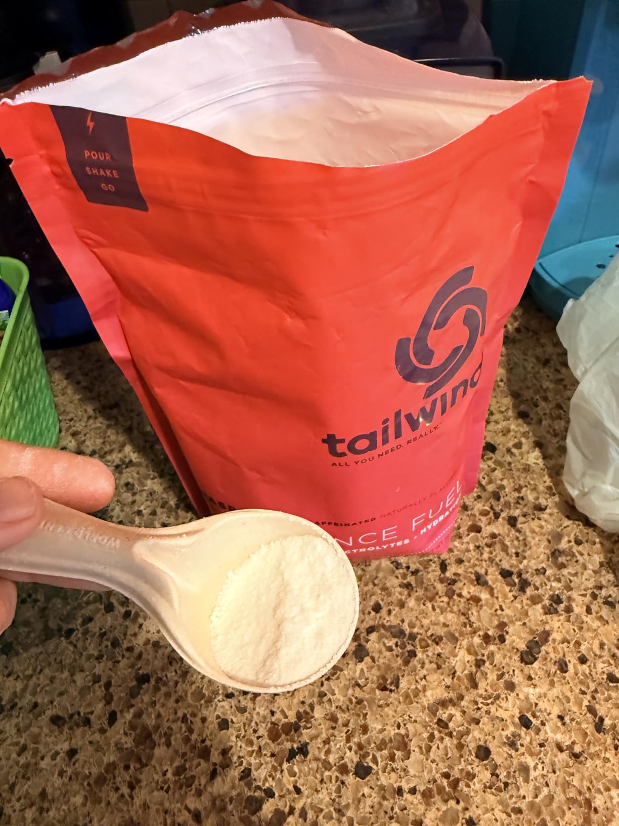 Tailwind Nutrition Endurance Fuel, Carbohydrate & Electrolyte Sports Drink Mix Powder, Gluten-Free, Vegan, Berry, 50 Servings - Customer Photo 1