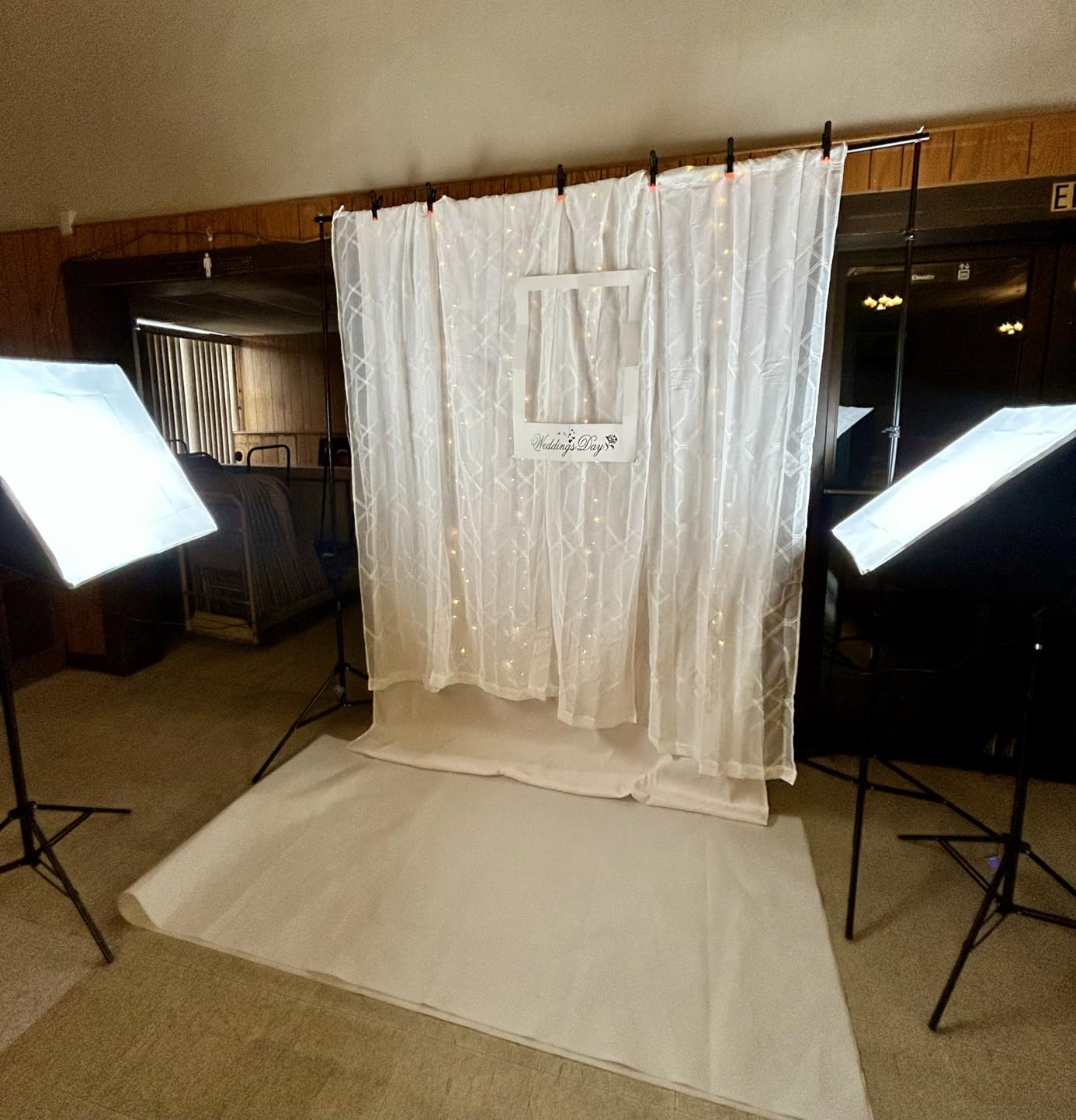 NEEWER Photography Lighting kit with Backdrops, 8.5x10ft Backdrop Stands, UL Certified 5700K 800W Equivalent 24W LED Umbrella Softbox Continuous Lighting, Photo Studio Equipment for Photo Video Shoot - Customer Photo 5