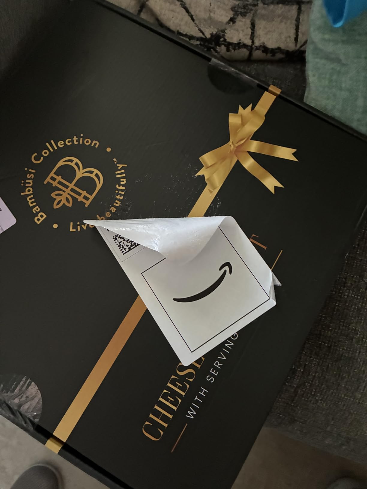 Charcuterie Board Gift Set - Bamboo Cheese Board and Knife Set - Housewarming Gifts for New Home, Wedding Gifts for Couples 2025, Bridal Shower Gifts, Birthday Gifts for Women - Customer Photo 2