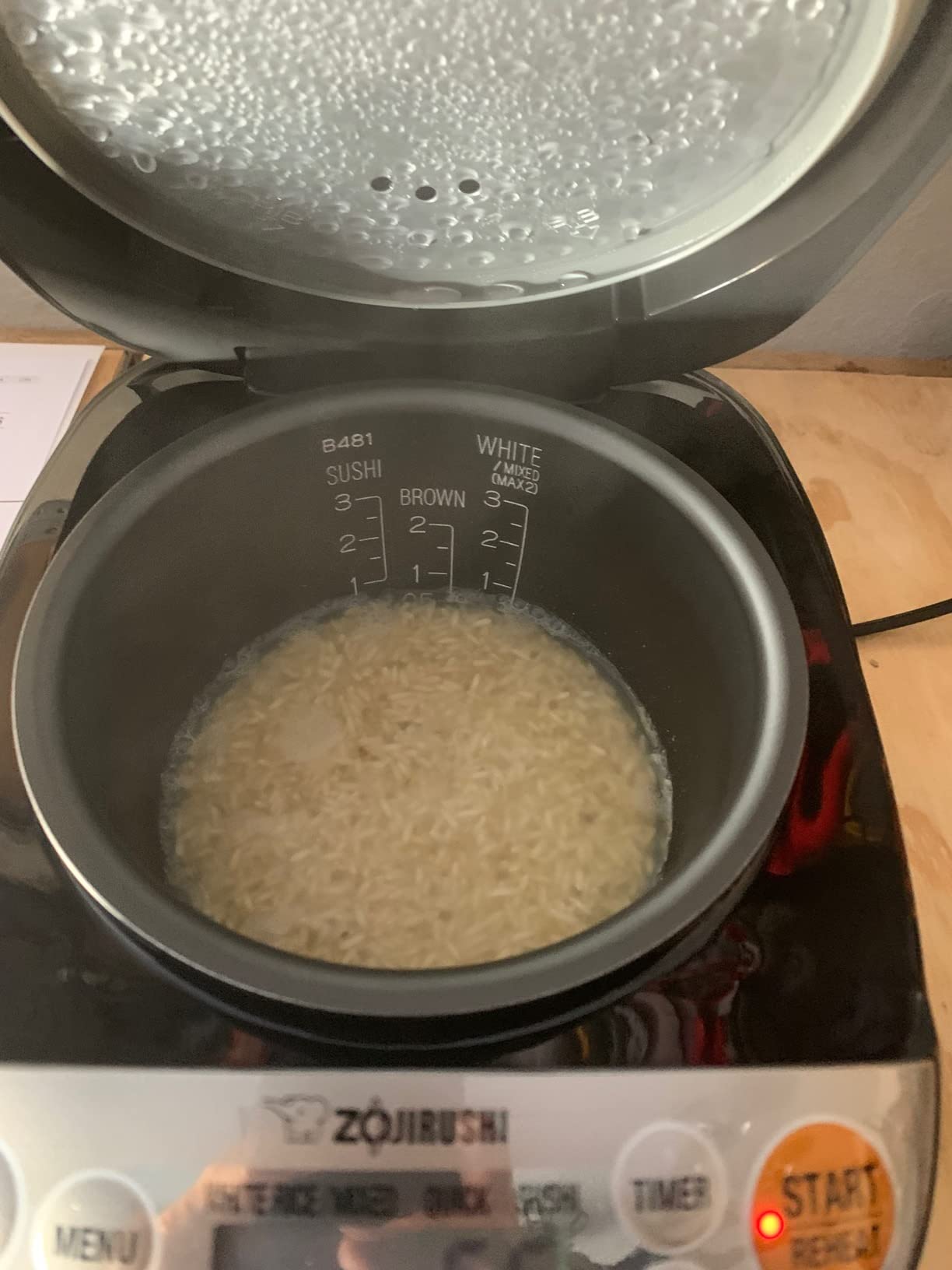 Zojirushi Micom 3-Cup Compact Size, Multiple Settings, Stainless Steel Made, Built-In Retractable Power Cord and Easy to Transport Rice Cooker and Warmer - Customer Photo 1