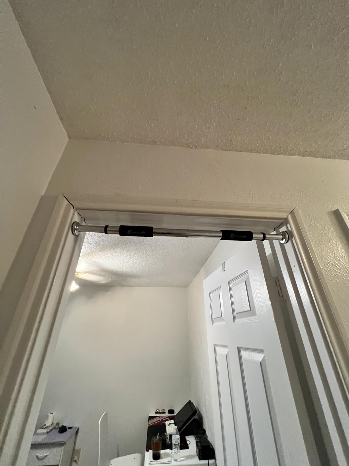 ProsourceFit Pull Up Bar for Multi Use Fitness & Home Gym Exercise - Customer Photo 2