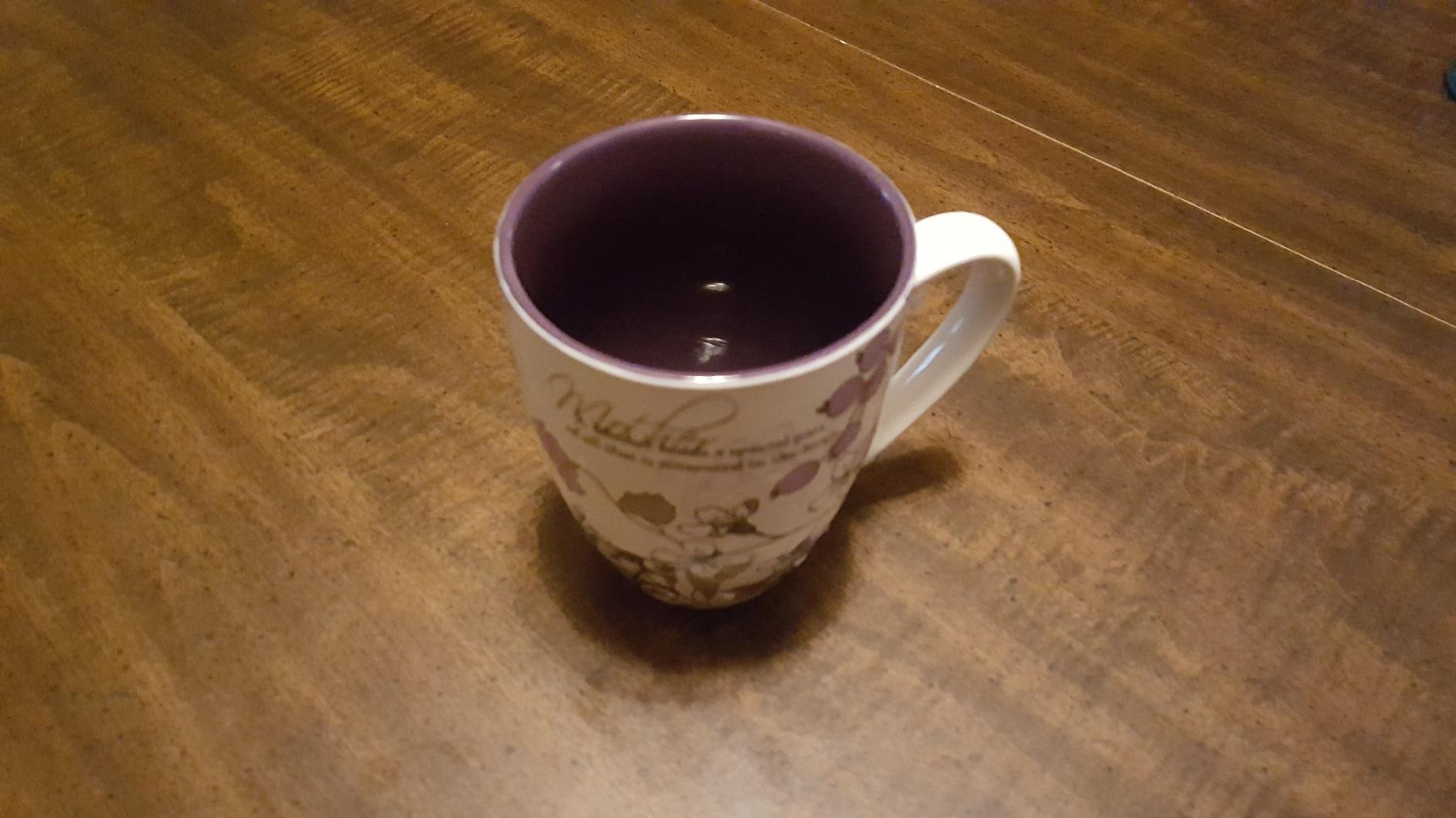 Pavilion Gift Company Mark My Words Sister In Law Floral Butterfly Coffee Tea Mug, Large, Purple,591 milliliters - Customer Photo 1