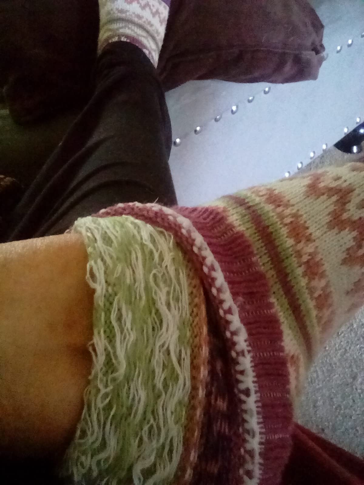 Loritta Wool Socks for Women Warm Winter Socks Knit Crew Calf Hiking Boot Sock Stocking Stuffers Gifts - Customer Photo 2