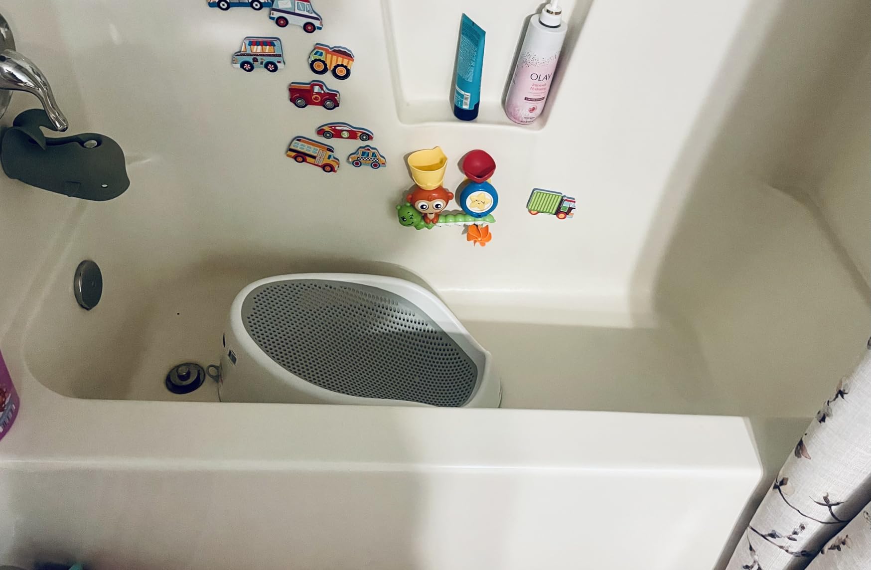 Angelcare Baby Bath Support (Gray) | Ideal for Babies Less Than 6 Months Old - Customer Photo 2