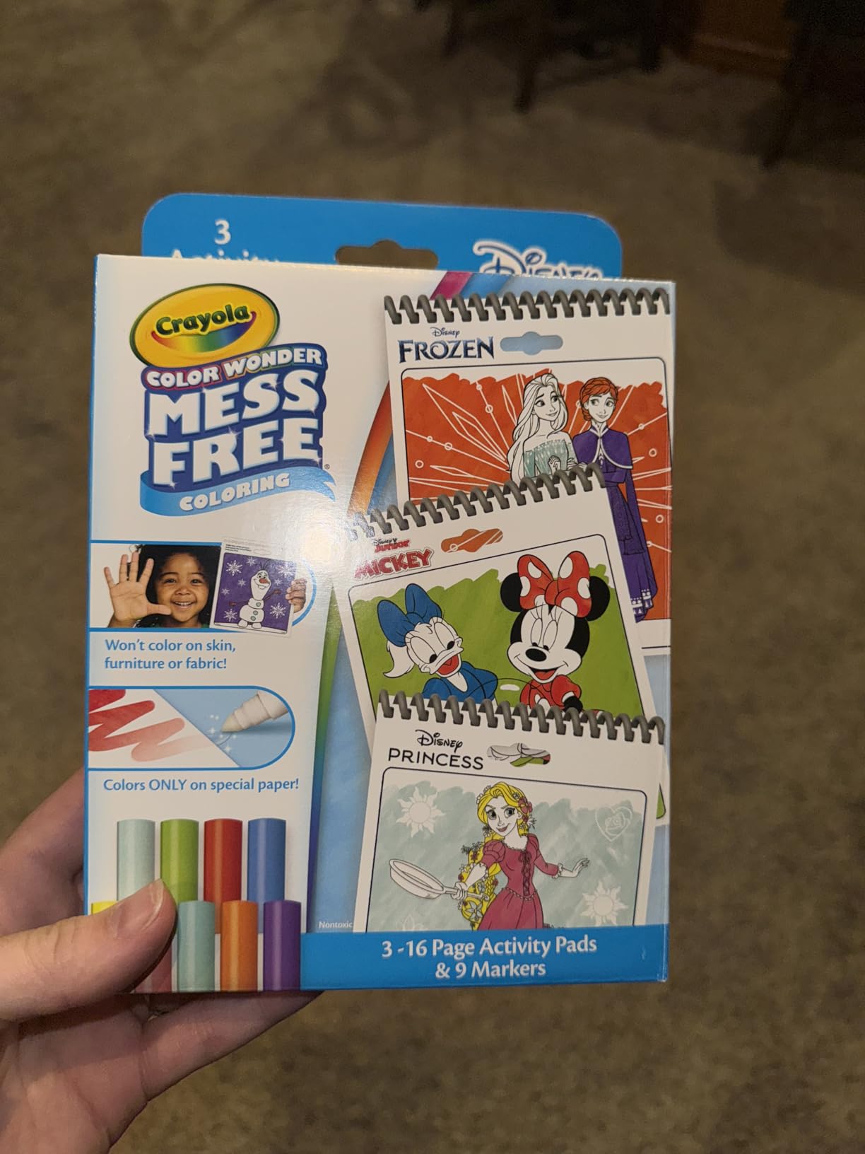 Crayola Color Wonder Mess Free Coloring Activity Set (30+ Pcs), Holiday & Christmas Gift for Toddlers, Travel Art Kit with Markers, Stamps, and Stickers, Ages 3+ - Customer Photo 2