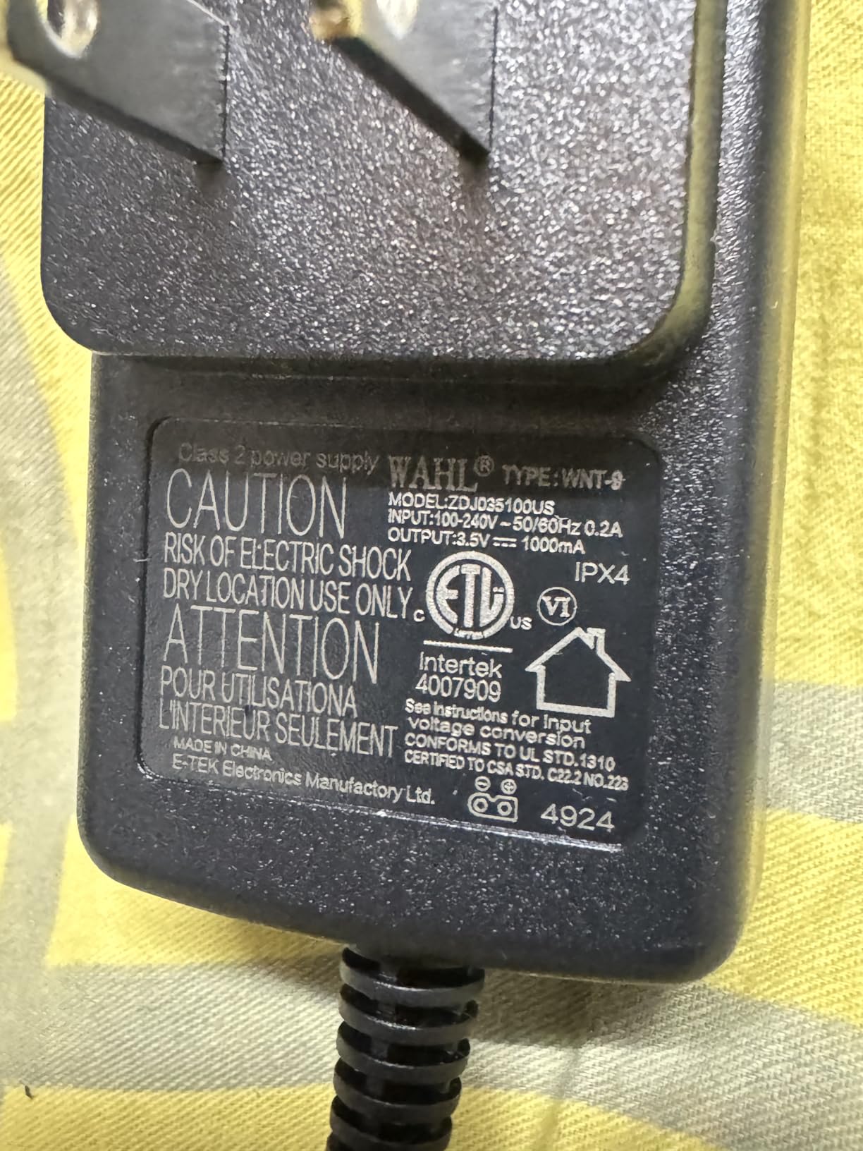 Wahl Color Pro Cordless Rechargeable Hair Clipper & Trimmer – Easy Color-Coded Guide Combs - for Men, Women, & Children – Model 9649P - Customer Photo 2