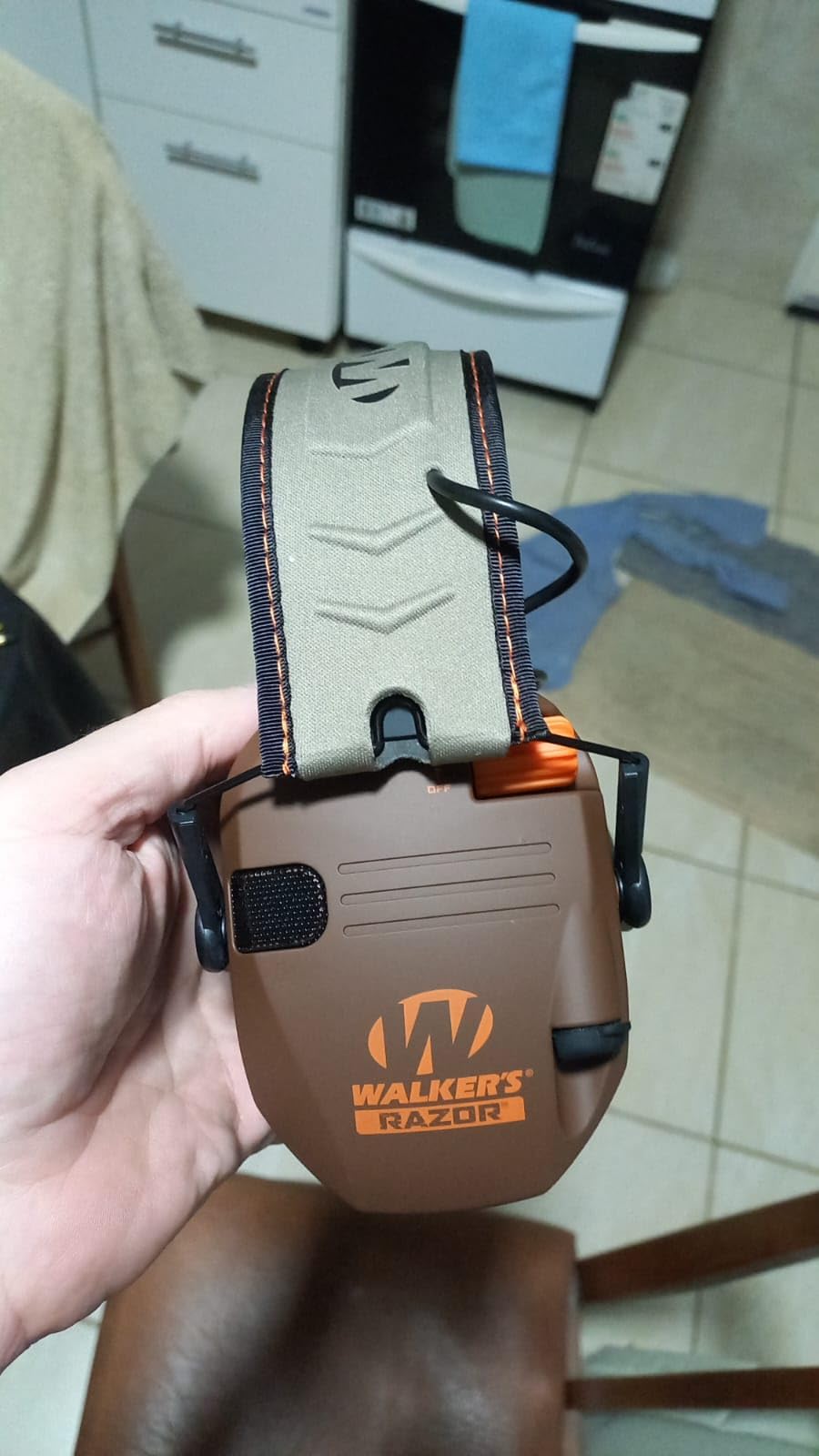 Walker's Razor Slim Ultra Low Profile Compact Design Adjustable Range Shooting Hunting Hearing Protection Electronic Earmuffs - Customer Photo 1