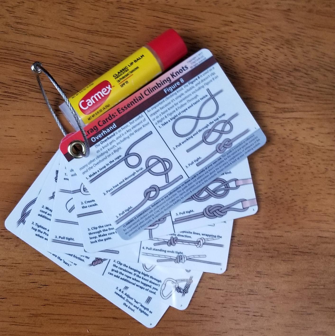 Rock Climbing Knots Pocket Guide: 19 Essential Belay, Rappel, Anchor, and Rescue Rope Knots for Rock Climbers - Customer Photo 1