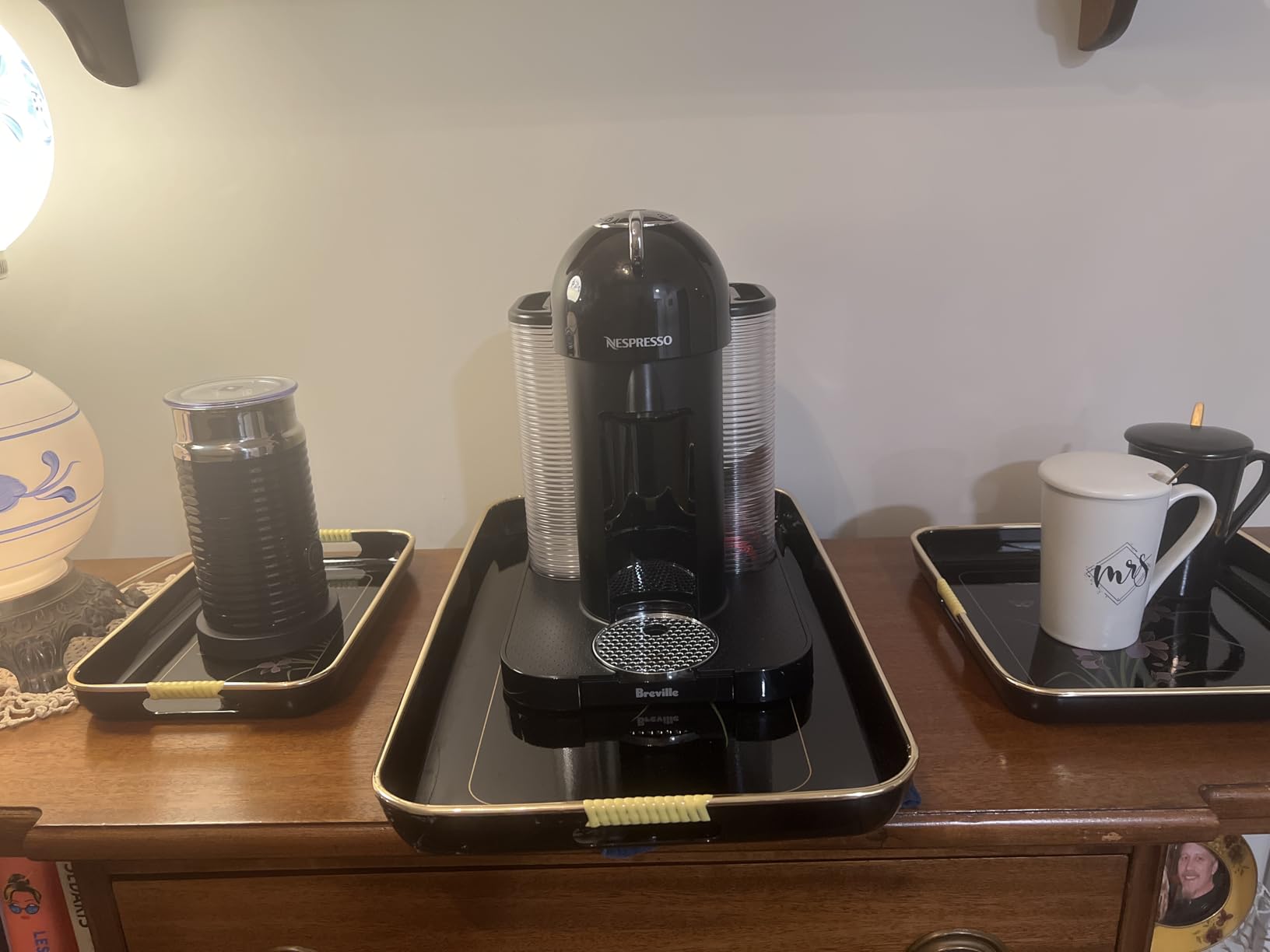 Nespresso Vertuo Coffee and Espresso Maker by Breville, Chrome - Customer Photo 1