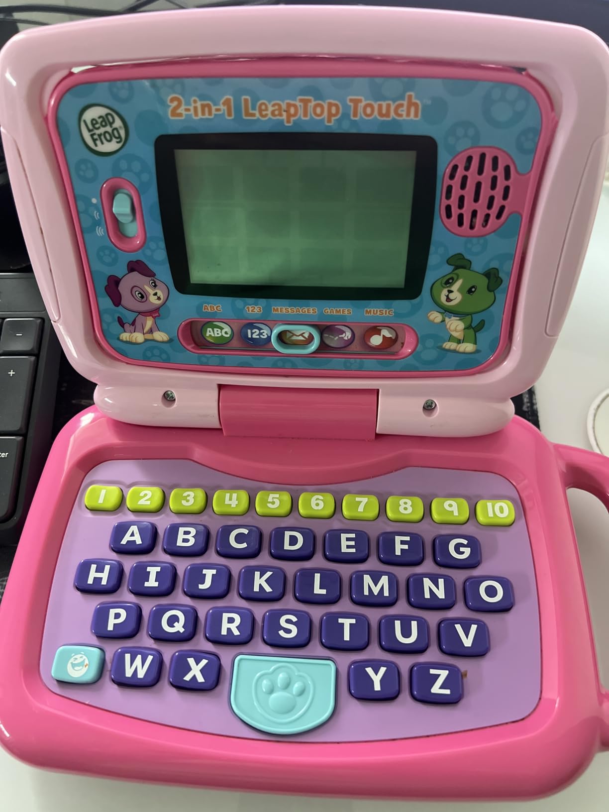 LeapFrog 2-in-1 LeapTop Touch, Pink - Customer Photo 2