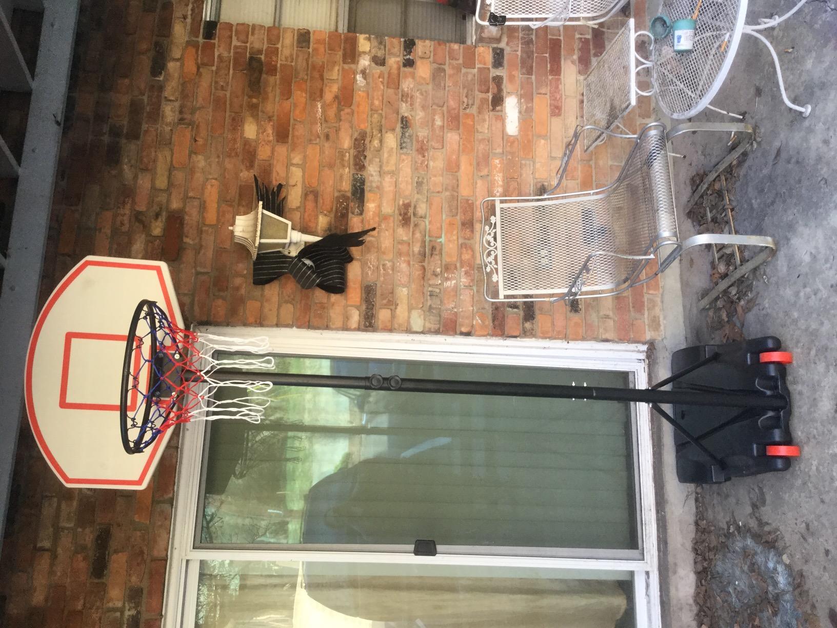 Best Choice Products Kids Height-Adjustable Basketball Hoop, Portable Backboard Set w/ 2 Wheels, Fillable Base, 70.5in to 82.3in Tall - Customer Photo 1