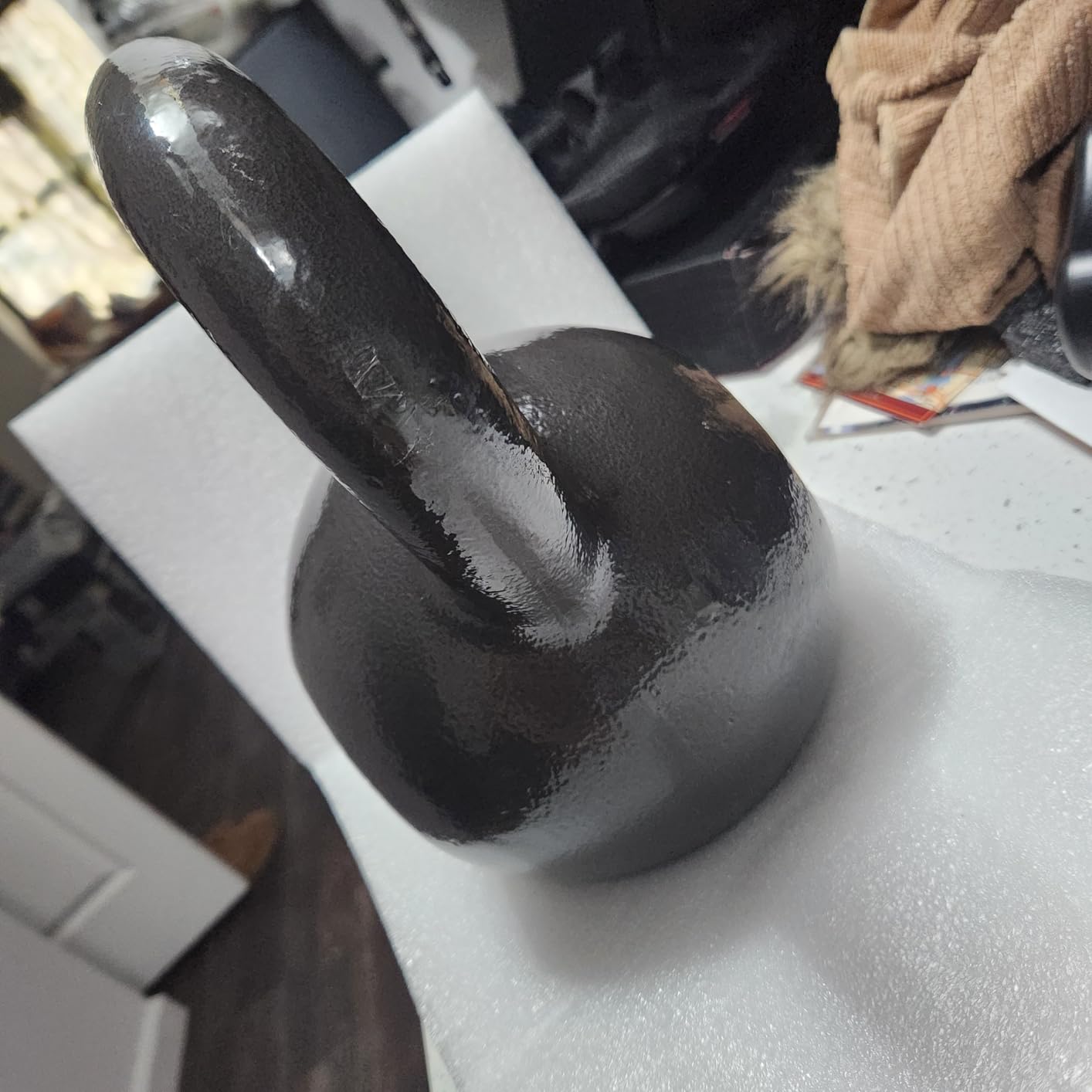 Amazon Basics Cast Iron Kettlebell - Customer Photo 5