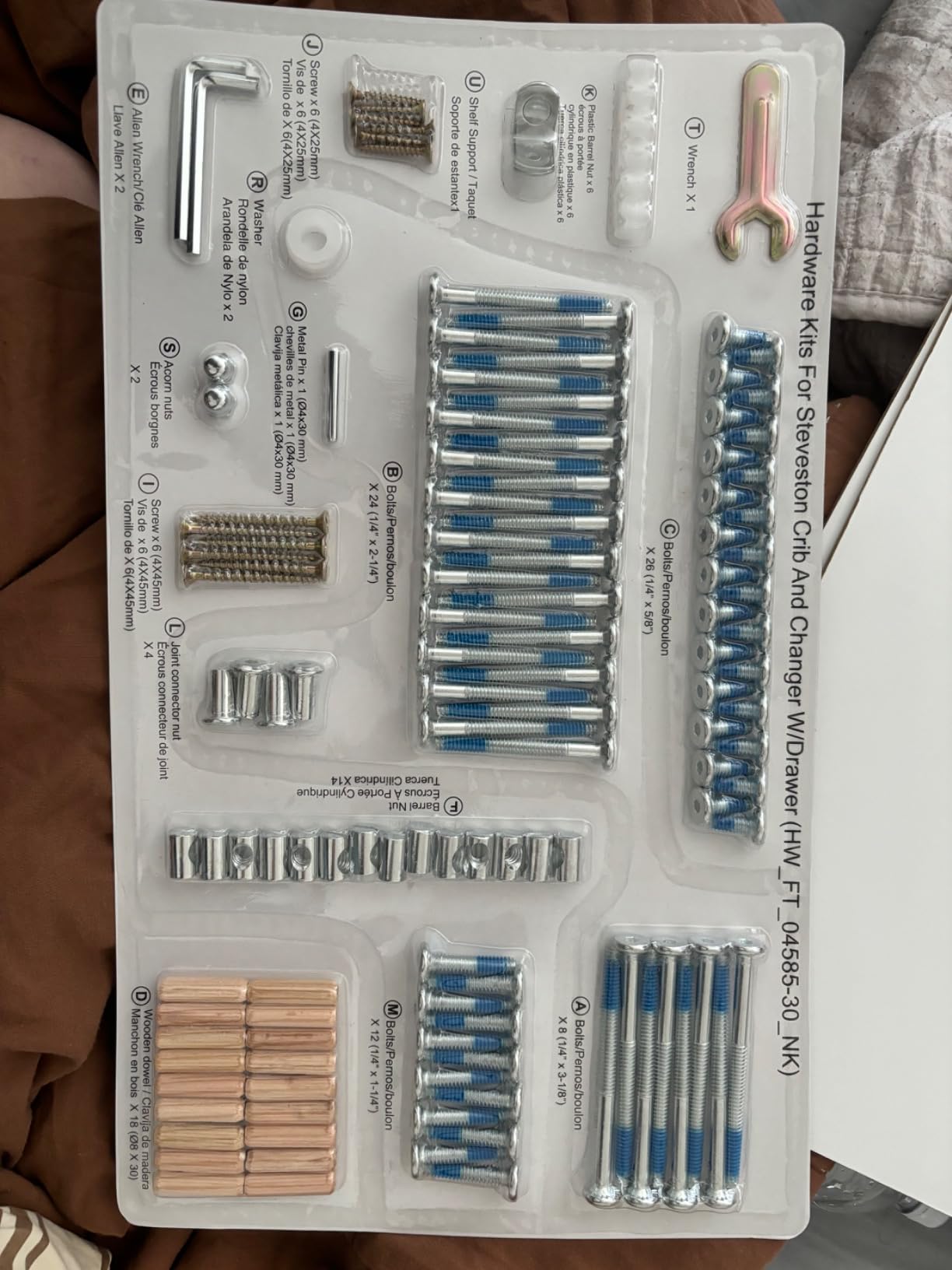 Storkcraft Steveston 5-in-1 Convertible Crib and Changer with Drawer (Gray) – GREENGUARD Gold Certified, Crib and Changing Table Combo with Drawer, Converts to Toddler Bed, Daybed and Full-Size Bed - Customer Photo 2