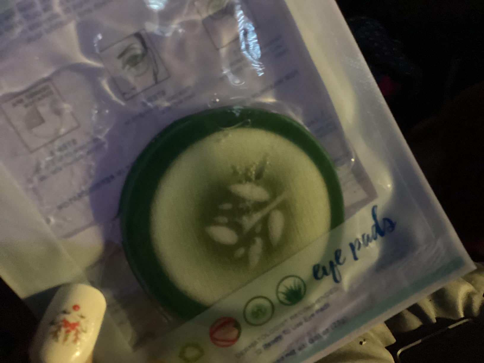 SpaLife Cooling Eye Pads - Korean Soothing Eye Pads for Dark Circles, Puffy Eyes, and Wrinkles - 48 Pads with Fruit + Vegetable Extracts - Revitalizing Hydrating Eye Pads for Eye Treatment (Cucumber) - Customer Photo 5