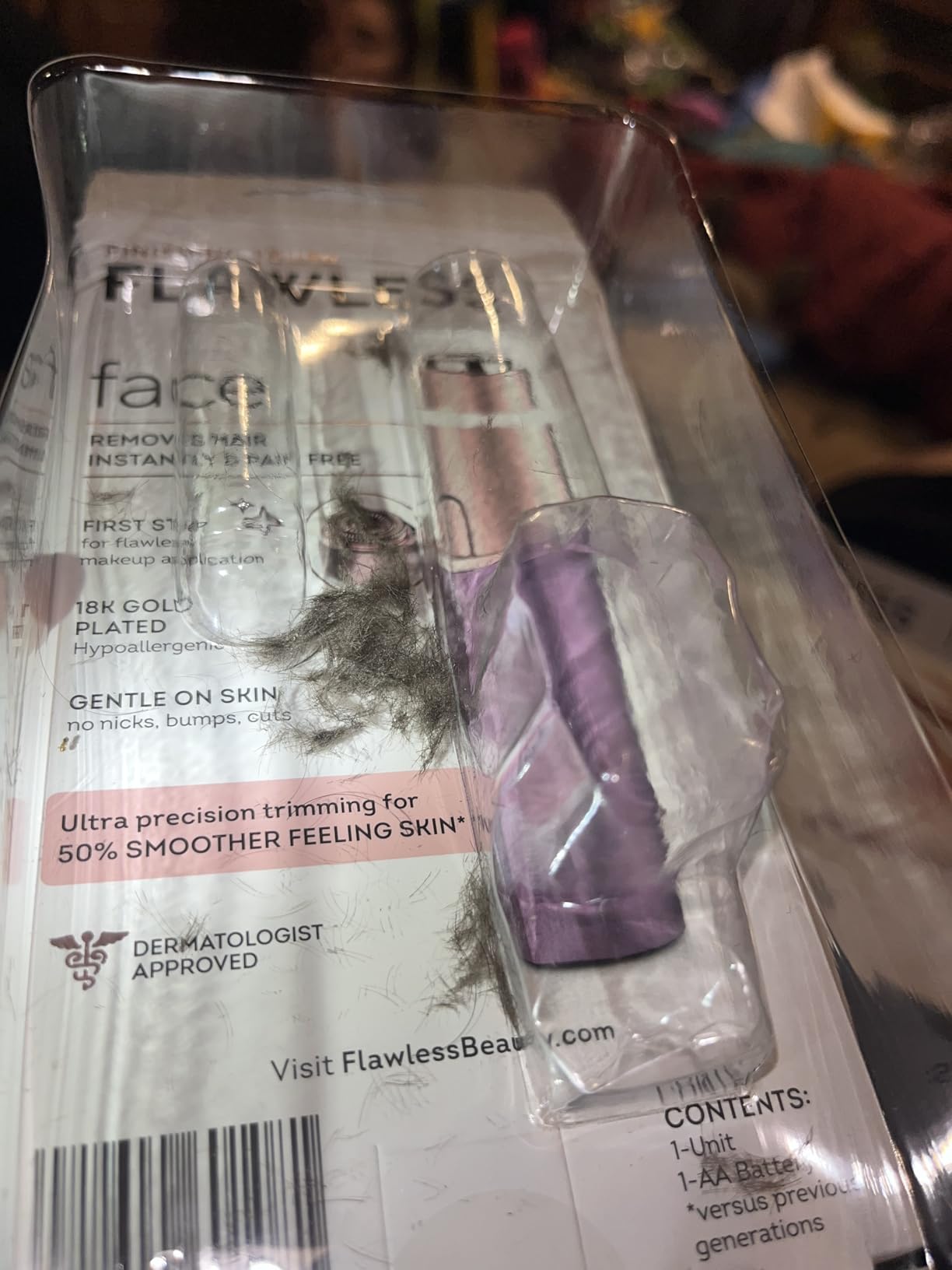 Finishing Touch Flawless Women's Painless Hair Remover, Blush/Rose Gold Customer Review Finishing Touch Flawless Women's Painless Hair Remover, Blush/Rose Gold - Customer Photo 2