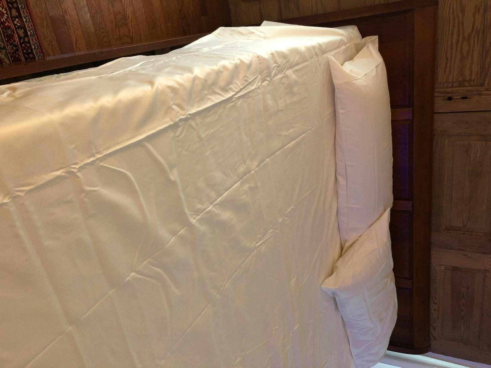 Threadmill 100% American Certified Supima Cotton Sheets King Size - 1200 Thread Count, 4Pc King Size Sheets Set, Smooth Sateen, Ultra Luxury Bed Sheets, 17