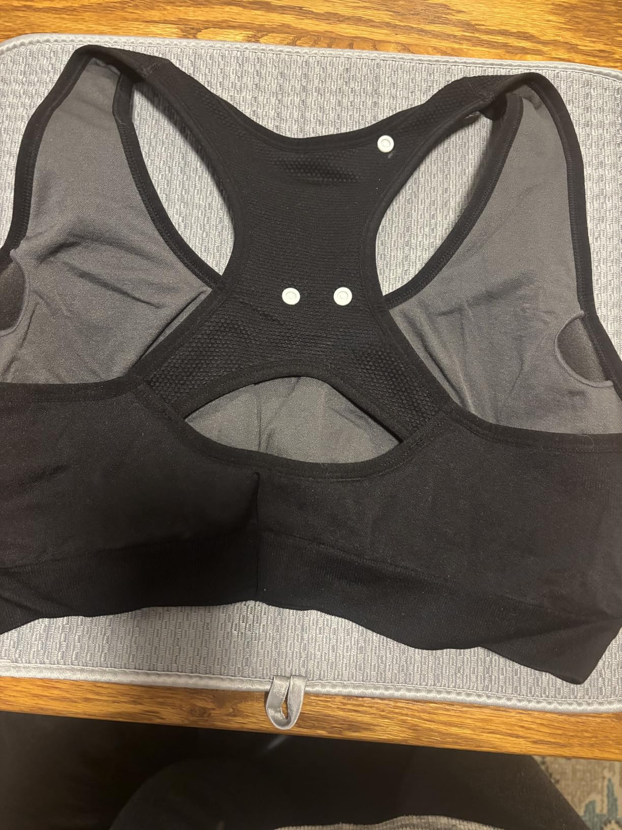 MIRITY Women Racerback Sports Bras - High Impact Workout Gym Activewear Bra - Customer Photo 2