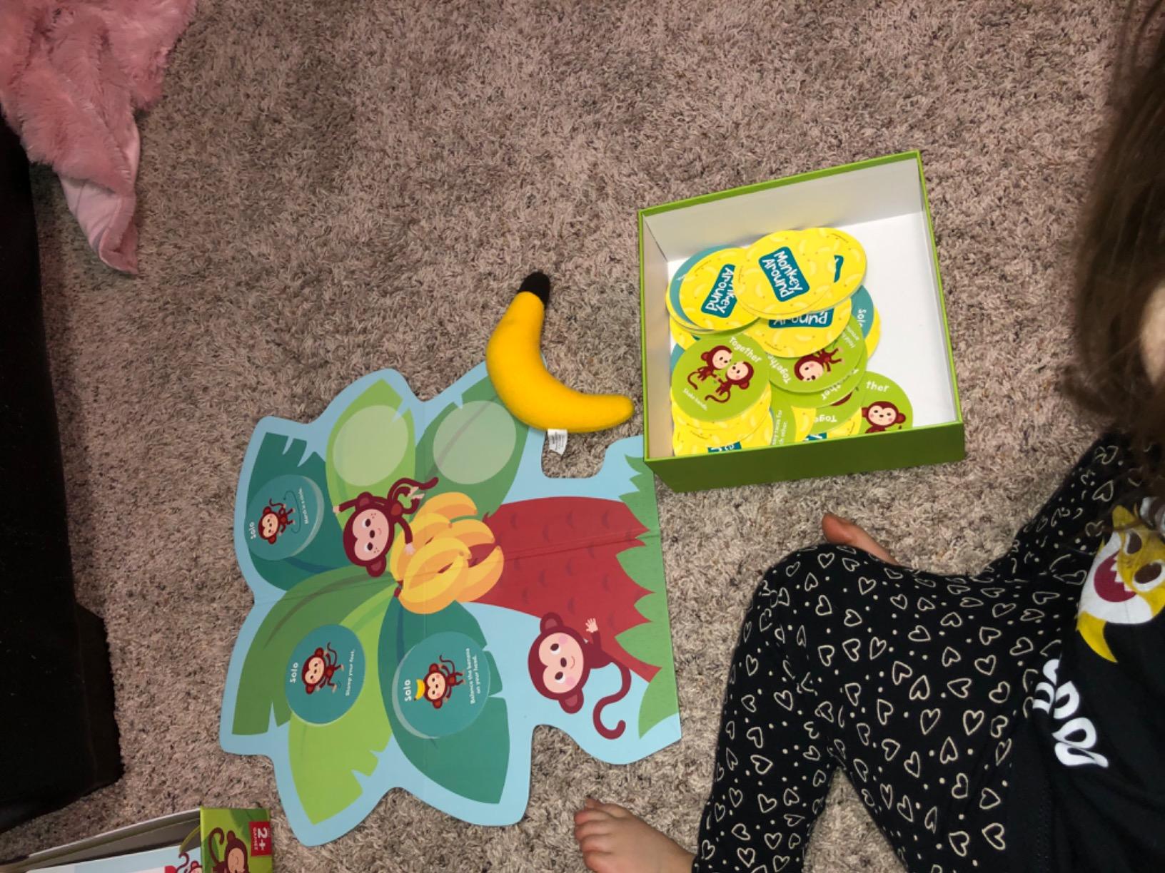 Peaceable Kingdom Monkey Around First Game for Toddlers Interactive play with Parent Ages 2+ - Customer Photo 5