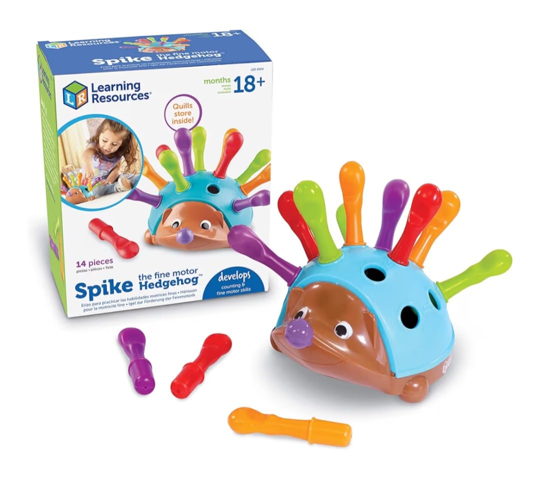 Learning Resources Spike The Fine Motor Hedgehog - Toddler Montessori Toys, Stacking Shape, Gifts For Boys And Girls, Sorting And Matching Skill Activities, Educational Games, Kindergarten - Customer Photo 1