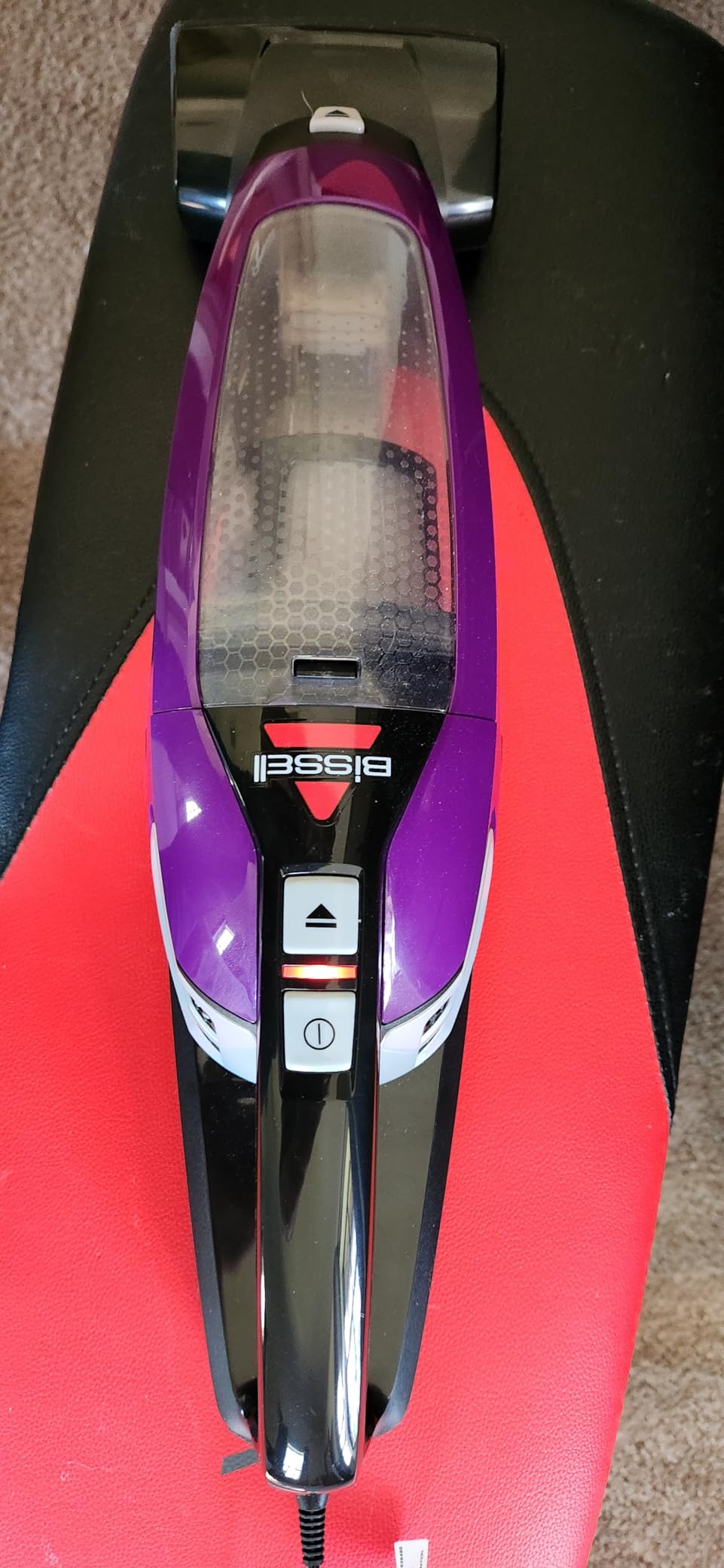 BISSELL Pet Hair Eraser Cordless Hand Vacuum, Lithium Ion, Home, Auto, and Pet Vacuum, Easy-Empty Dirt Bin, Upholstery Tool, Brush Tool, and Crevice Tool Included, 2390A Customer Review BISSELL Pet Hair Eraser Cordless Hand Vacuum, Lithium Ion, Home, Auto, and Pet Vacuum, Easy-Empty Dirt Bin, Upholstery Tool, Brush Tool, and Crevice Tool Included, 2390A - Customer Photo 2