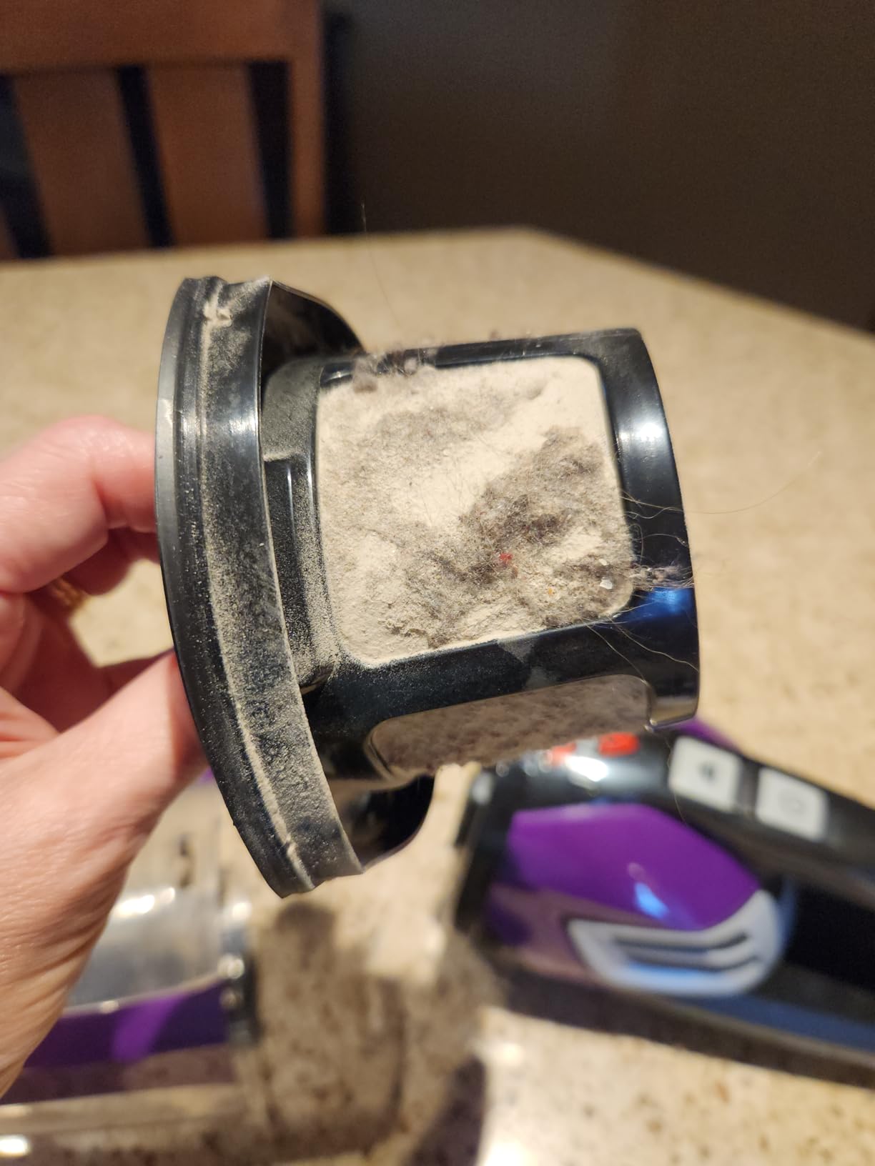 BISSELL Pet Hair Eraser Cordless Hand Vacuum, Lithium Ion, Home, Auto, and Pet Vacuum, Easy-Empty Dirt Bin, Upholstery Tool, Brush Tool, and Crevice Tool Included, 2390A Customer Review BISSELL Pet Hair Eraser Cordless Hand Vacuum, Lithium Ion, Home, Auto, and Pet Vacuum, Easy-Empty Dirt Bin, Upholstery Tool, Brush Tool, and Crevice Tool Included, 2390A - Customer Photo 4