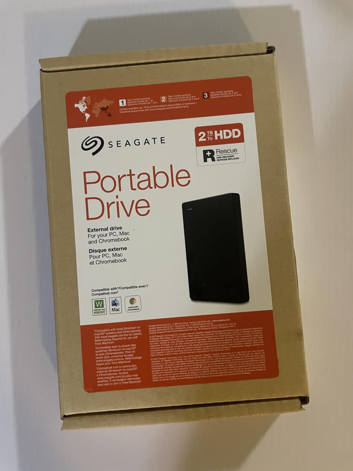 Seagate Portable 2TB External Hard Drive HDD — USB 3.0 for PC, Mac, PlayStation, & Xbox -1-Year Rescue Service (STGX2000400) - Customer Photo 3