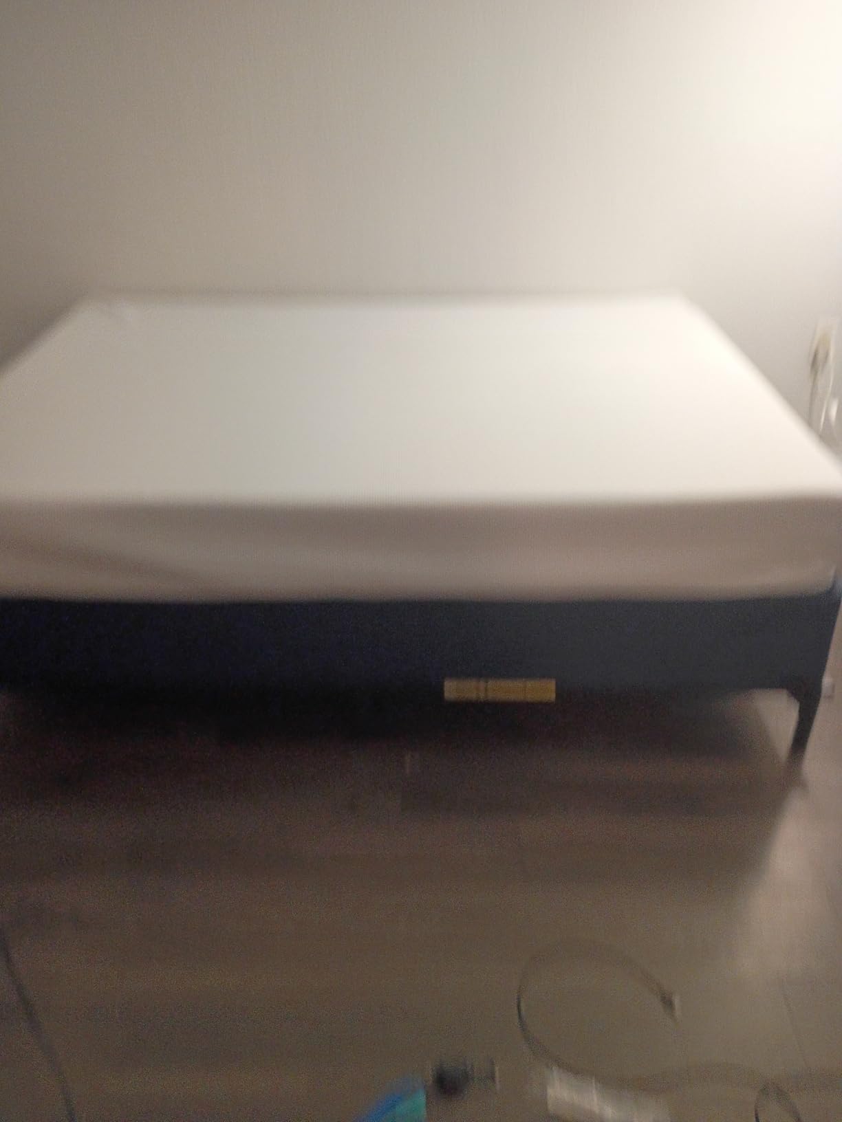 Amazon Basics Metal Bed Frame(Box Spring Required), 9-Leg Base for Box Spring and Mattress, Queen, Tool-Free Easy Assembly, 79.5