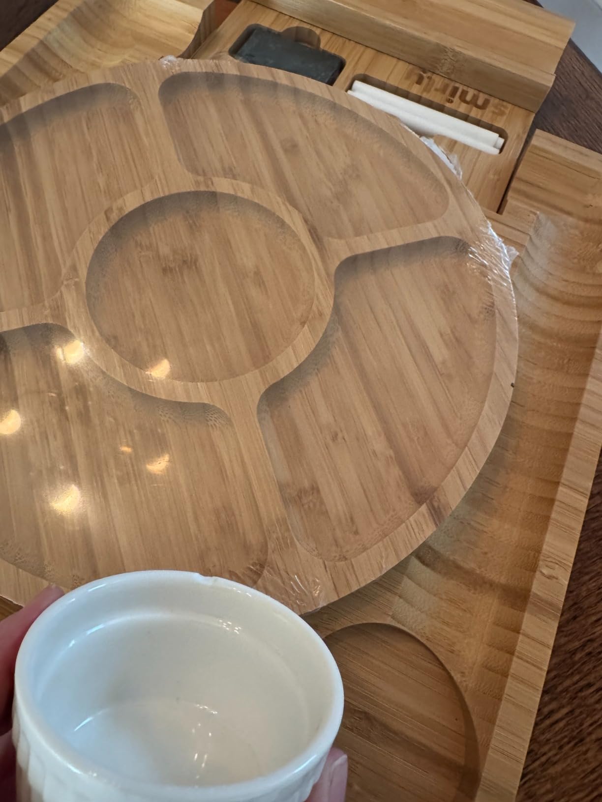 Smirly Charcuterie Board Set - Large Bamboo Cheese Board for Serving - House Warming Gifts New Home, Wedding & Bridal Shower Gift, Birthday Gift for Women - Customer Photo 3