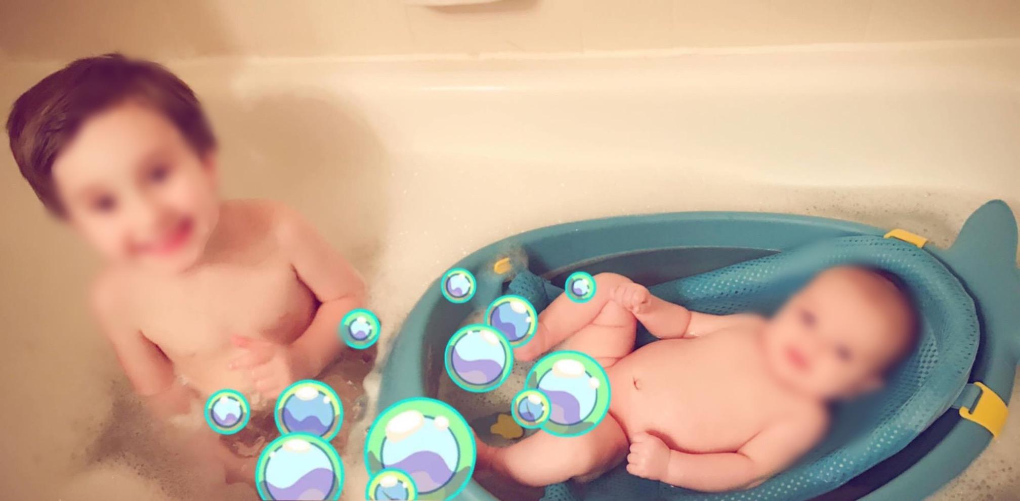 Skip Hop Infant Bath Tub 3-Stage Grow With Baby Smart Sling MOBY Bathtub Grey Age 0+ - Customer Photo 3