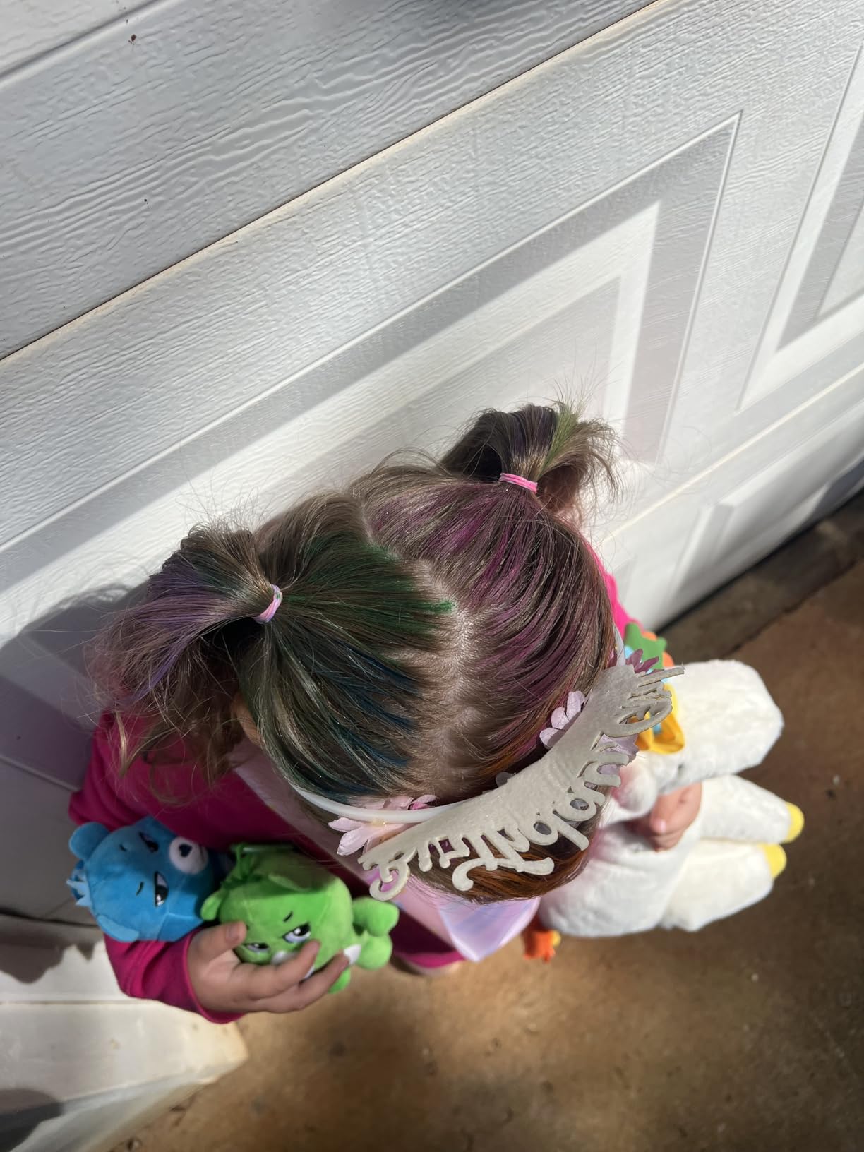 Desire Deluxe - Girls Gifts Hair Chalk 10 Temporary Non-Toxic Easy Washable Hair Dye Colourful Pens - Customer Photo 2