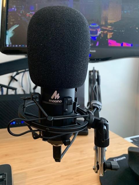 USB Microphone, MAONO 192KHZ/24Bit Plug & Play PC Computer Podcast Condenser Cardioid Metal Mic Kit with Professional Sound Chipset for Recording, Gaming, Singing, YouTube (AU-A04) Customer Review USB Microphone, MAONO 192KHZ/24Bit Plug & Play PC Computer Podcast Condenser Cardioid Metal Mic Kit with Professional Sound Chipset for Recording, Gaming, Singing, YouTube (AU-A04) - Customer Photo 2