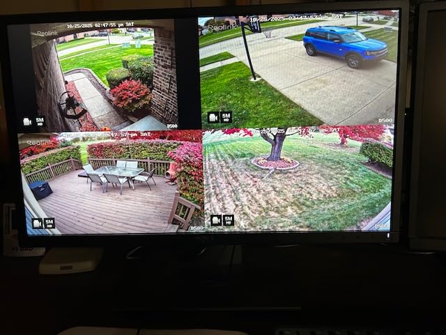 REOLINK Smart 5MP 8CH Home Security Camera System, 4pcs Wired PoE IP Cameras Outdoor with Person/Pet/Vehicle Detection, 4K 8CH NVR with 2TB HDD for 24-7 Recording, RLK8-520D4-5MP - Customer Photo 3