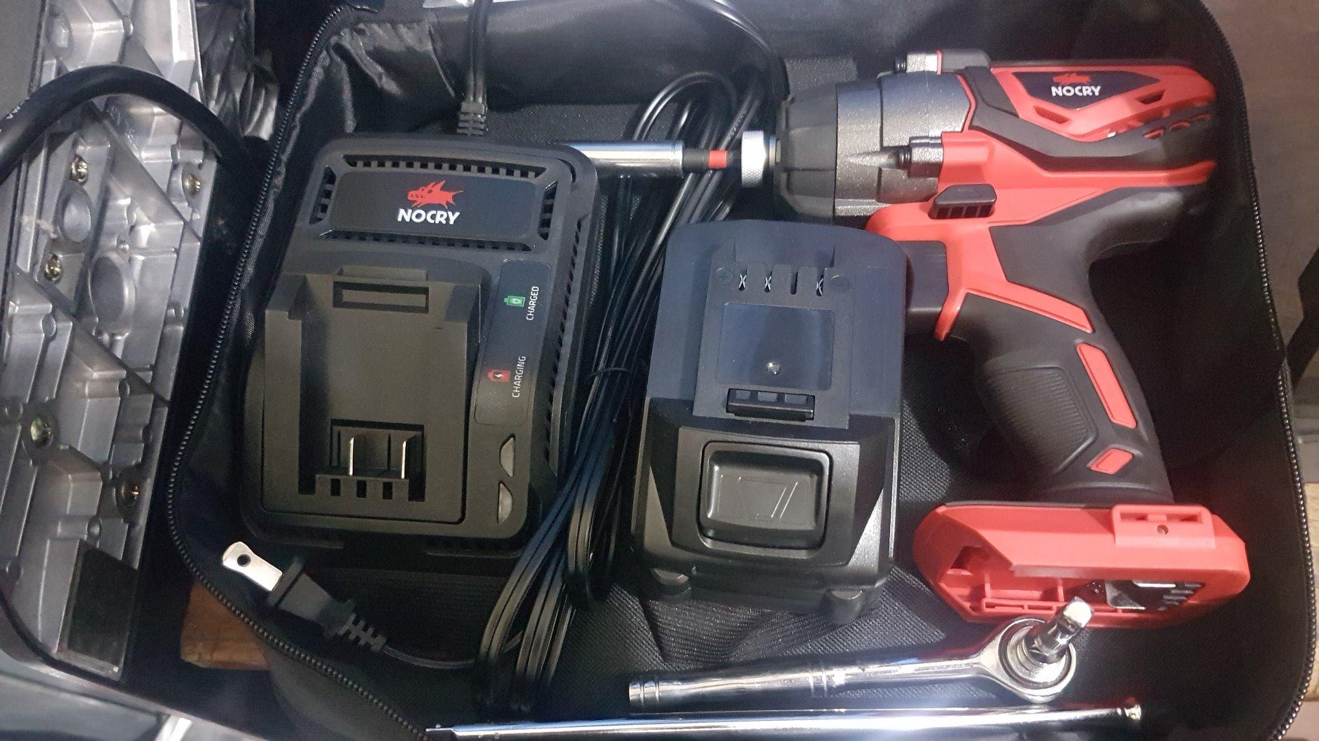 NoCry 20V Cordless Impact Driver Kit - 160 N.m Torque, 3000 Max RPM/IPM, 1/4 inch (6.35mm) Hex Chuck, LED Work Light, Belt Clip; 3.0 Ah Battery, Fast Charger & Carrying Case Included - Customer Photo 1