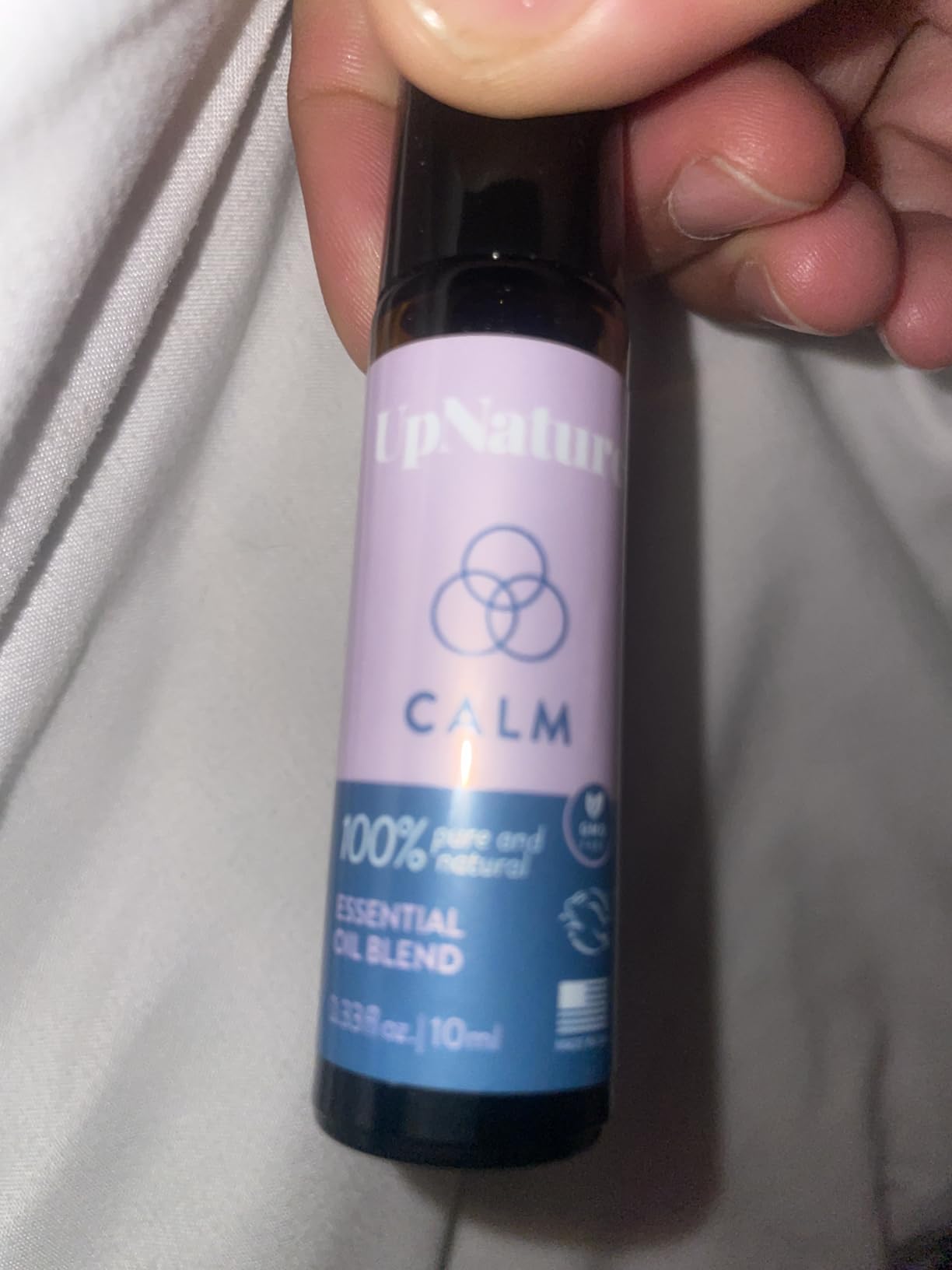 UpNature Calm Essential Oil Roll On - Stocking Stuffers for Teen Girls and Women - 100% Natural Stress Relief Aromatherapy Blend - Relaxation Self Care Gifts for Women - Customer Photo 2