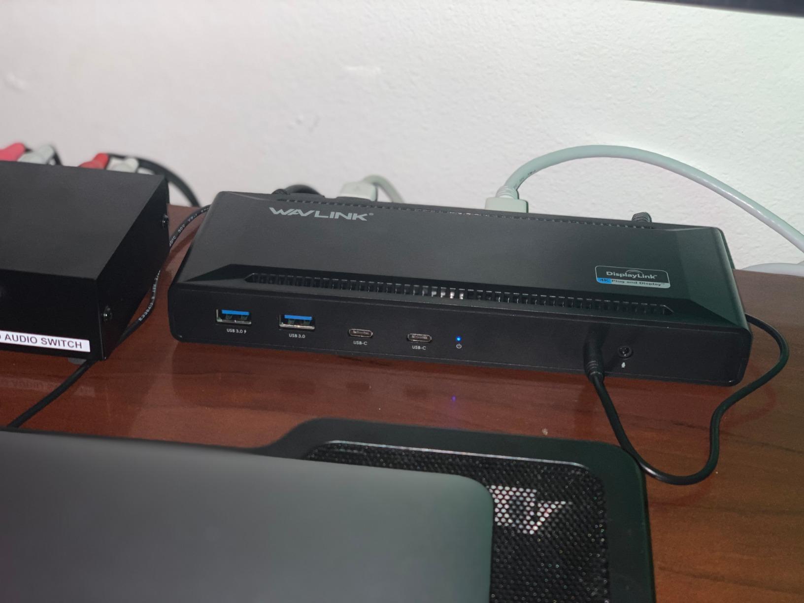 WAVLINK Universal USB C Laptop Docking Station Dual Monitors 5K/4K@60Hz with 65W Host Charging for Thunderbolt 4/3, USB-C Windows, Mac, Chrome, Ubuntu 20.04,22.04(2HDMI, 2DP, 6USB 3.0, 1Gbps Ethernet Customer Review WAVLINK Universal USB C Laptop Docking Station Dual Monitors 5K/4K@60Hz with 65W Host Charging for Thunderbolt 4/3, USB-C Windows, Mac, Chrome, Ubuntu 20.04,22.04(2HDMI, 2DP, 6USB 3.0, 1Gbps Ethernet - Customer Photo 4