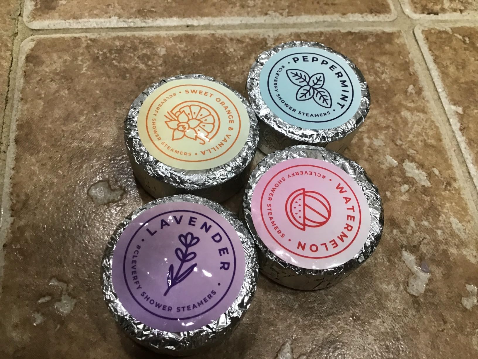 Cleverfy Shower Steamers Aromatherapy – Stocking Stuffers for Teen Girls, Women and Wife – Christmas Gifts for Teens and Women – White Elephant Gifts for Adults – 6 Tablets Customer Review Cleverfy Shower Steamers Aromatherapy – Stocking Stuffers for Teen Girls, Women and Wife – Christmas Gifts for Teens and Women – White Elephant Gifts for Adults – 6 Tablets - Customer Photo 2