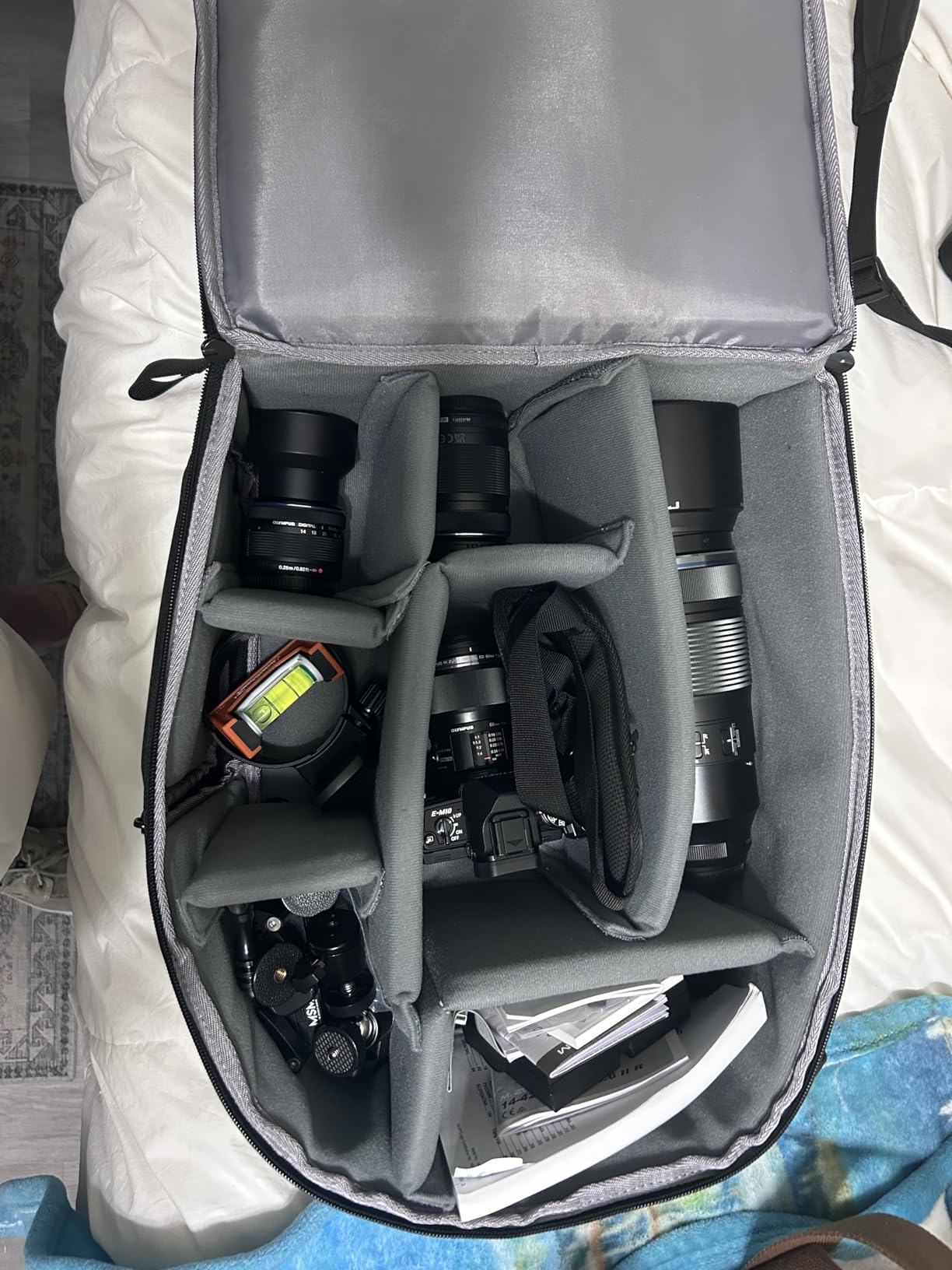 CADeN Camera Backpack Bag Professional for DSLR/SLR Mirrorless Camera Waterproof, Camera Case Compatible for Sony Canon Nikon - Customer Photo 3