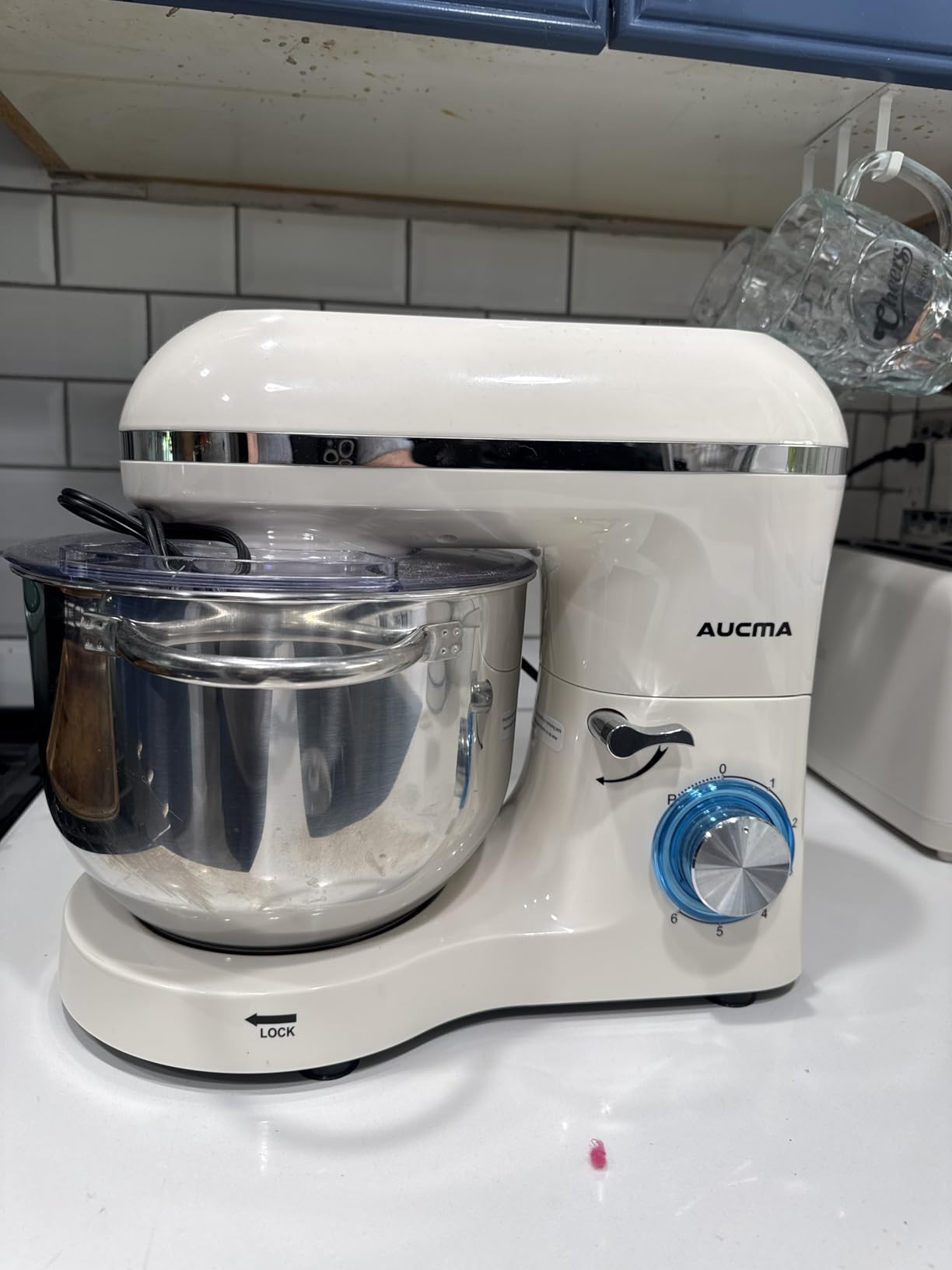 Aucma Stand Mixer,6.5-QT 660W 6-Speed Tilt-Head Food Mixer, Kitchen Electric Mixer with Dough Hook, Wire Whip & Beater (6.5QT, Black) Customer Review Aucma Stand Mixer,6.5-QT 660W 6-Speed Tilt-Head Food Mixer, Kitchen Electric Mixer with Dough Hook, Wire Whip & Beater (6.5QT, Black) - Customer Photo 5