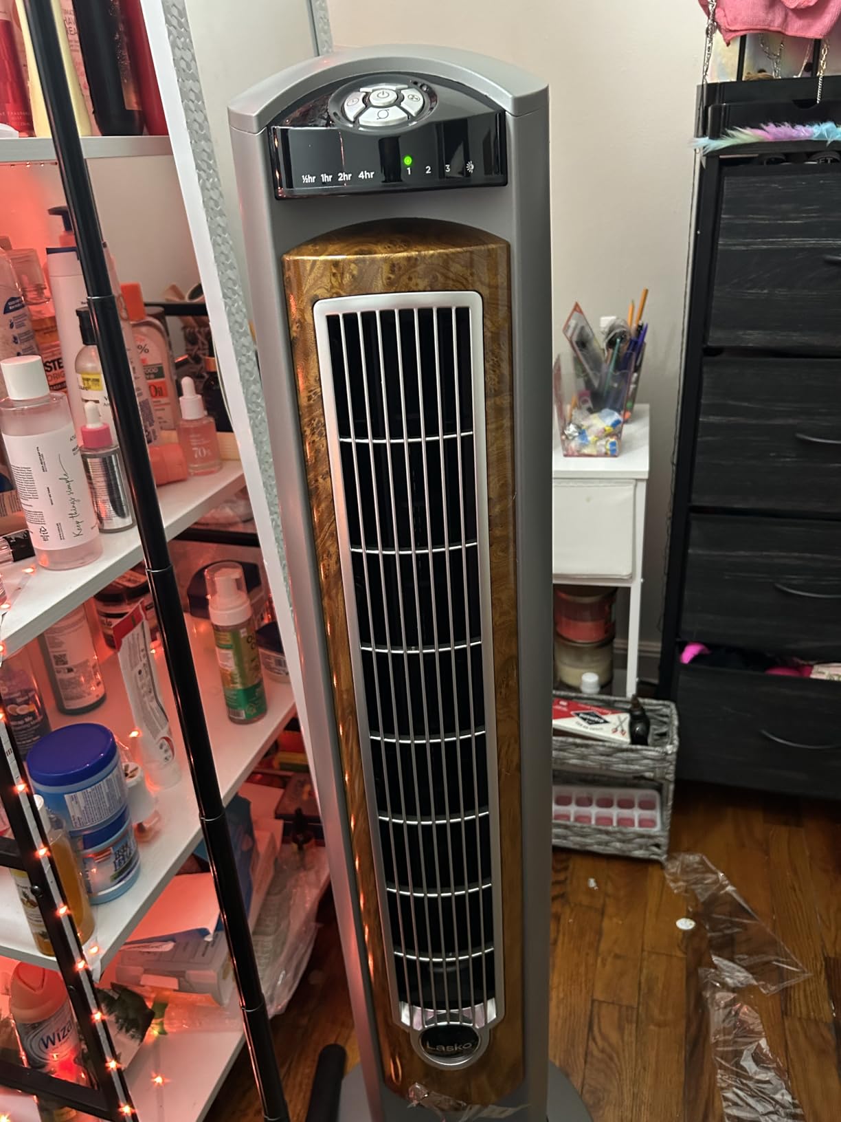 Lasko Oscillating Tower Fan with Remote, Quiet Floor Fans for Bedroom, 42 Lasko Oscillating Tower Fan with Remote, Quiet Floor Fans for Bedroom, 42