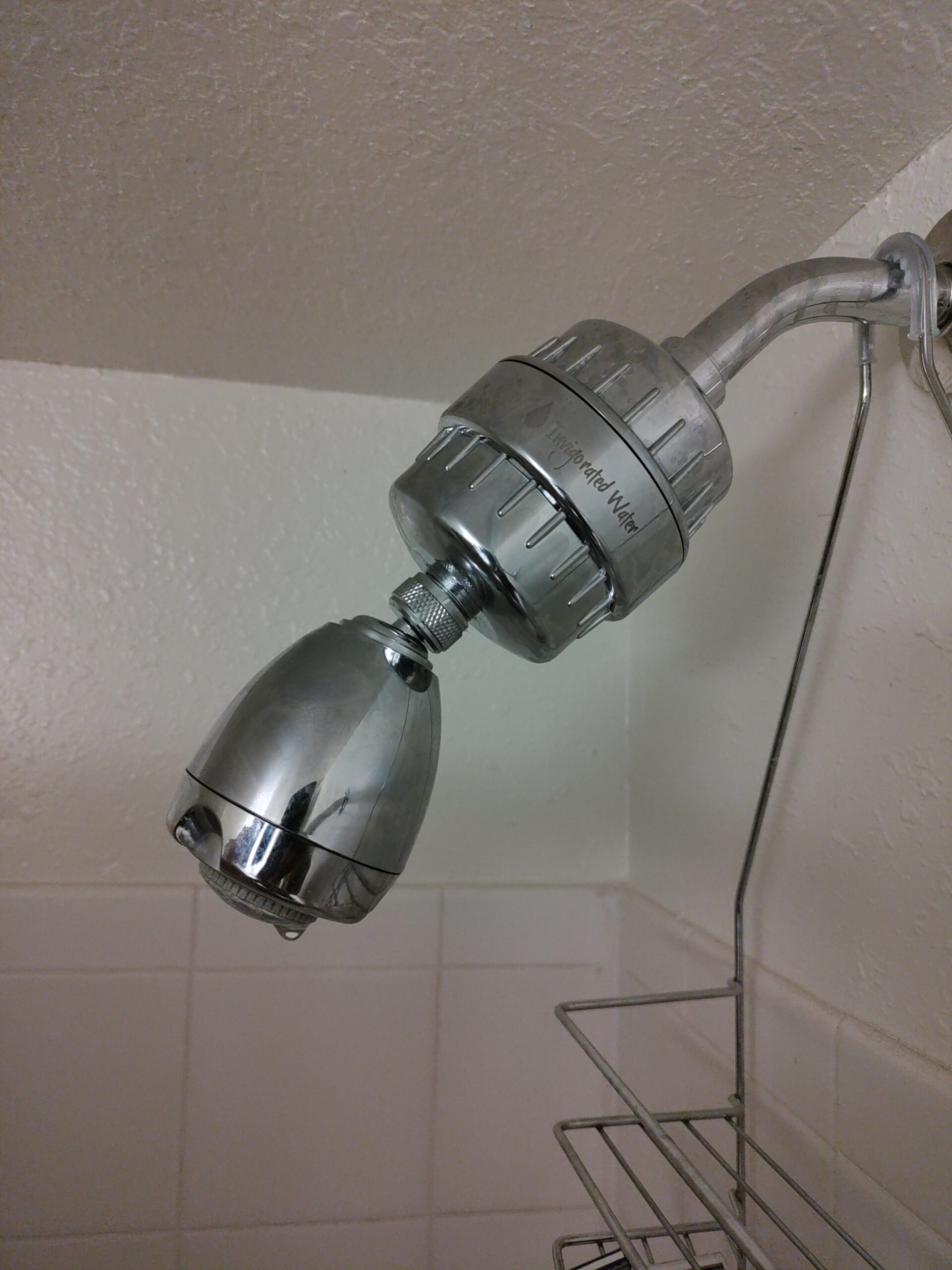 Invigorated Living Shower Filter pH ENERGIZE - 15-Stage High Output Shower Head Filter for Hard Water – Increases pH, Removes Chlorine & Heavy Metals – For Dry Hair & Skin – Includes 2 Cartridges - Customer Photo 1