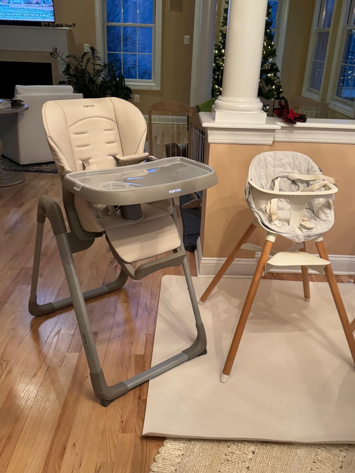 Inglesina My time Highchair, Pepper - Adjustable High Chair for Babies & Toddlers, 4 Height & 3 Recline Settings, Collapsible, Tool-Free Assembly, BPA Free, Removable Tray for Easy Cleaning - Customer Photo 1