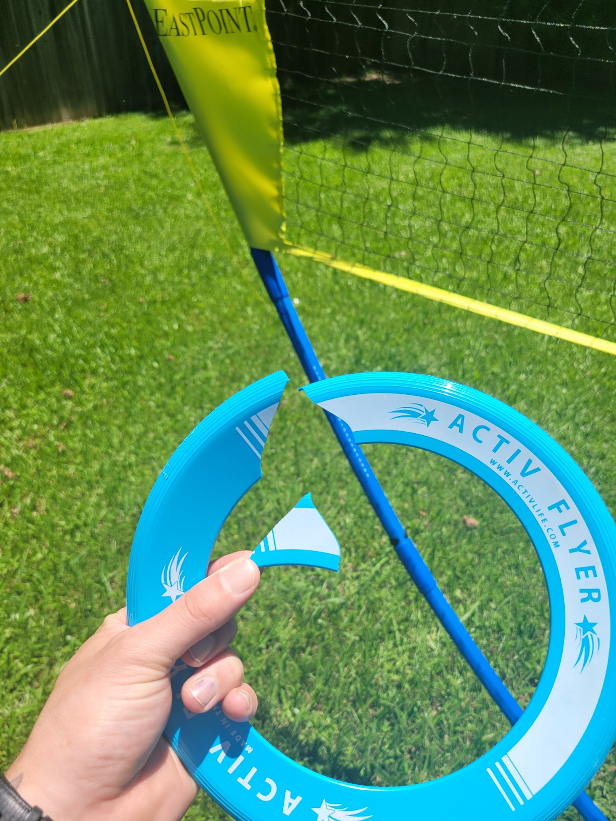 Activ Life Kid's Flying Rings (2 Pack) They Fly Straight & Don't Hurt, 80% Lighter Than Standard Rings - Replace Screen Time with Healthy Family Fun - Get Outside & Play - Customer Photo 1