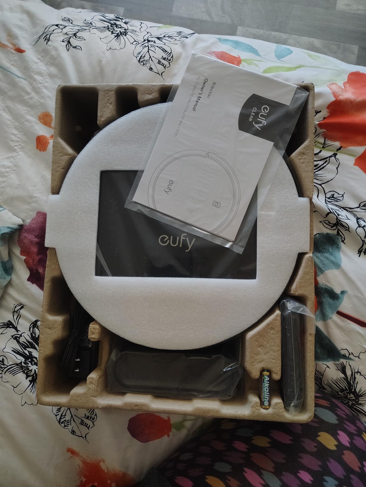 eufy Robot Vacuum 11S MAX, Super Thin, Powerful Suction, Quiet, Self-Charging Robotic Vacuum Cleaner, Cleans Hard Floors to Medium-Pile Carpets, Black - Customer Photo 1