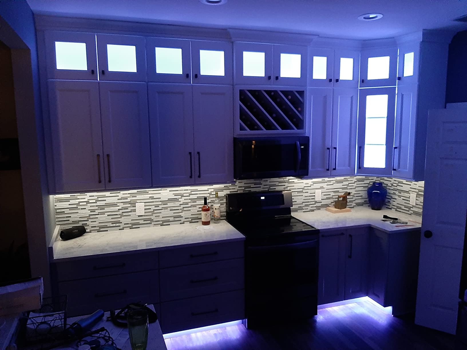 Lepro RGB LED Strip Lights, Christmas Decor, 16.4ft Flexible LED Light Strip, 5050 SMD LED, Color Changing Rope Light with Remote Controller and 24V Power Supply for TV Backlight, Home, Bedroom, Bar Customer Review Lepro RGB LED Strip Lights, Christmas Decor, 16.4ft Flexible LED Light Strip, 5050 SMD LED, Color Changing Rope Light with Remote Controller and 24V Power Supply for TV Backlight, Home, Bedroom, Bar - Customer Photo 2